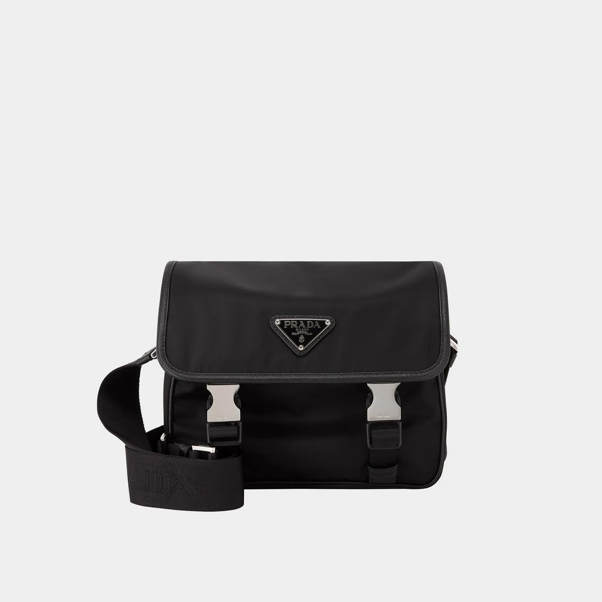 Triangle Logo Messenger Bag