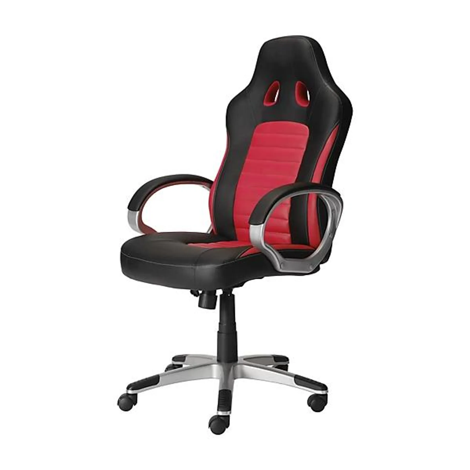 Thunya Black & red Office chair (H)1280mm (W)660mm (D)670mm