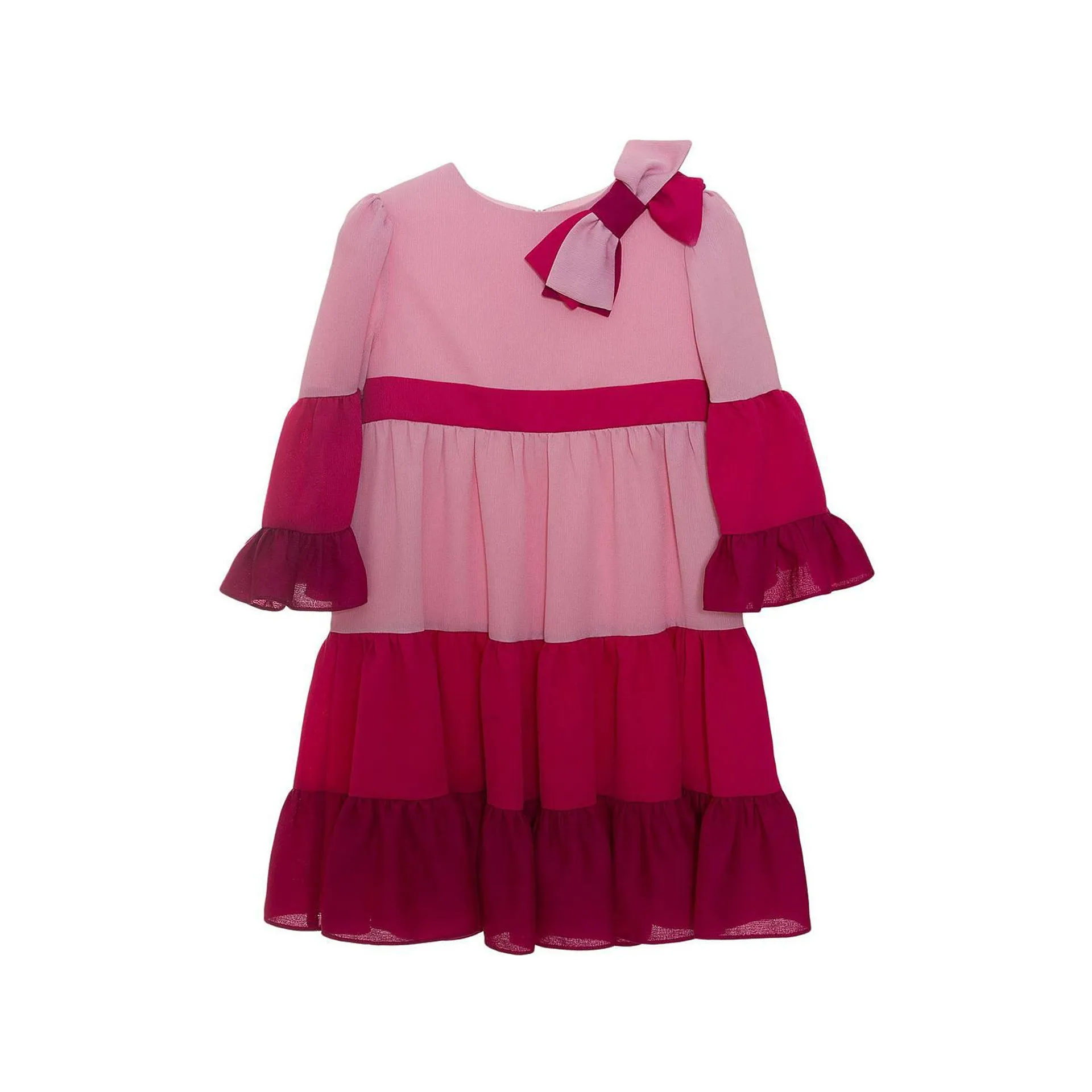 Tiered Chiffon Dress