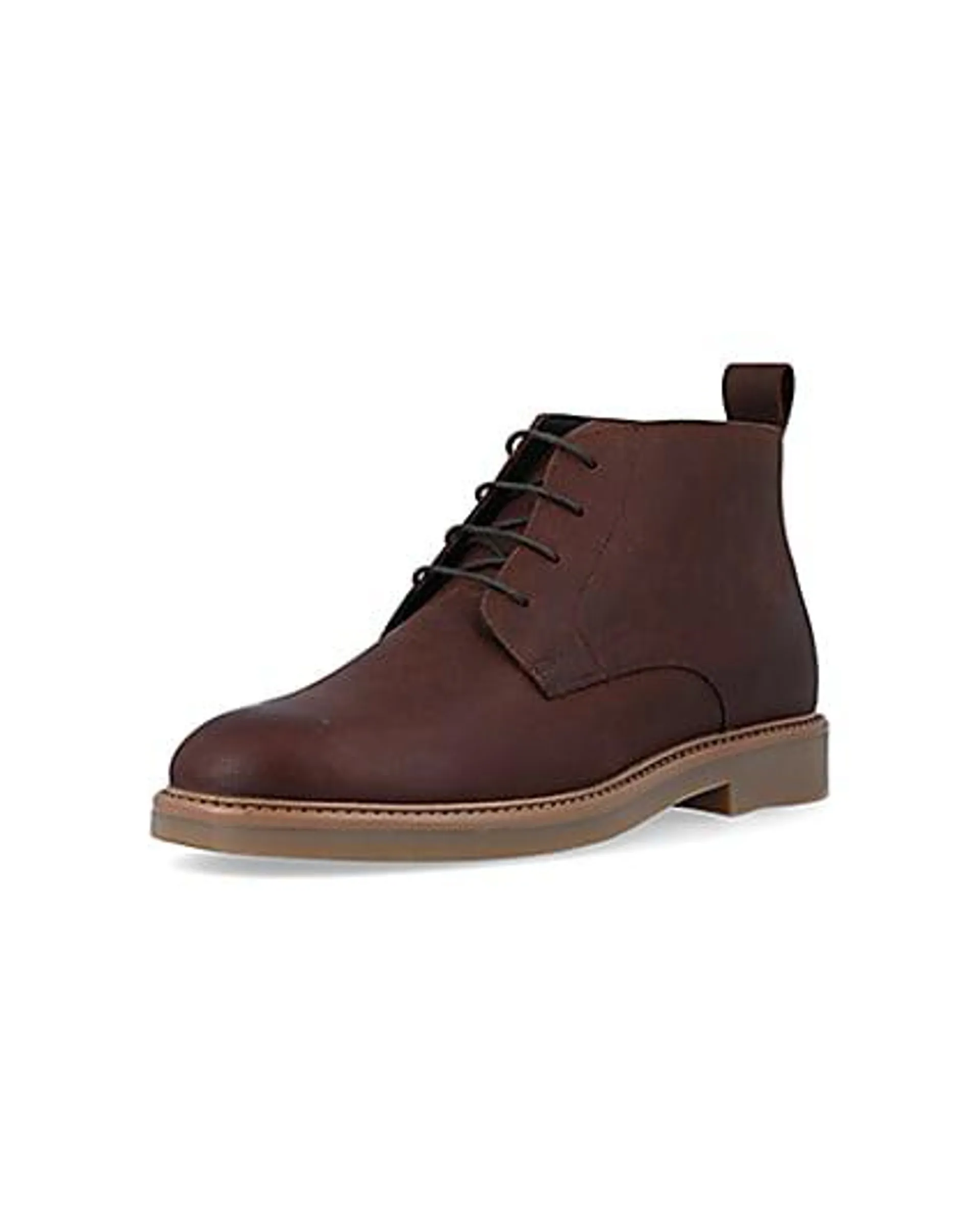 Brown lace up chukka boots