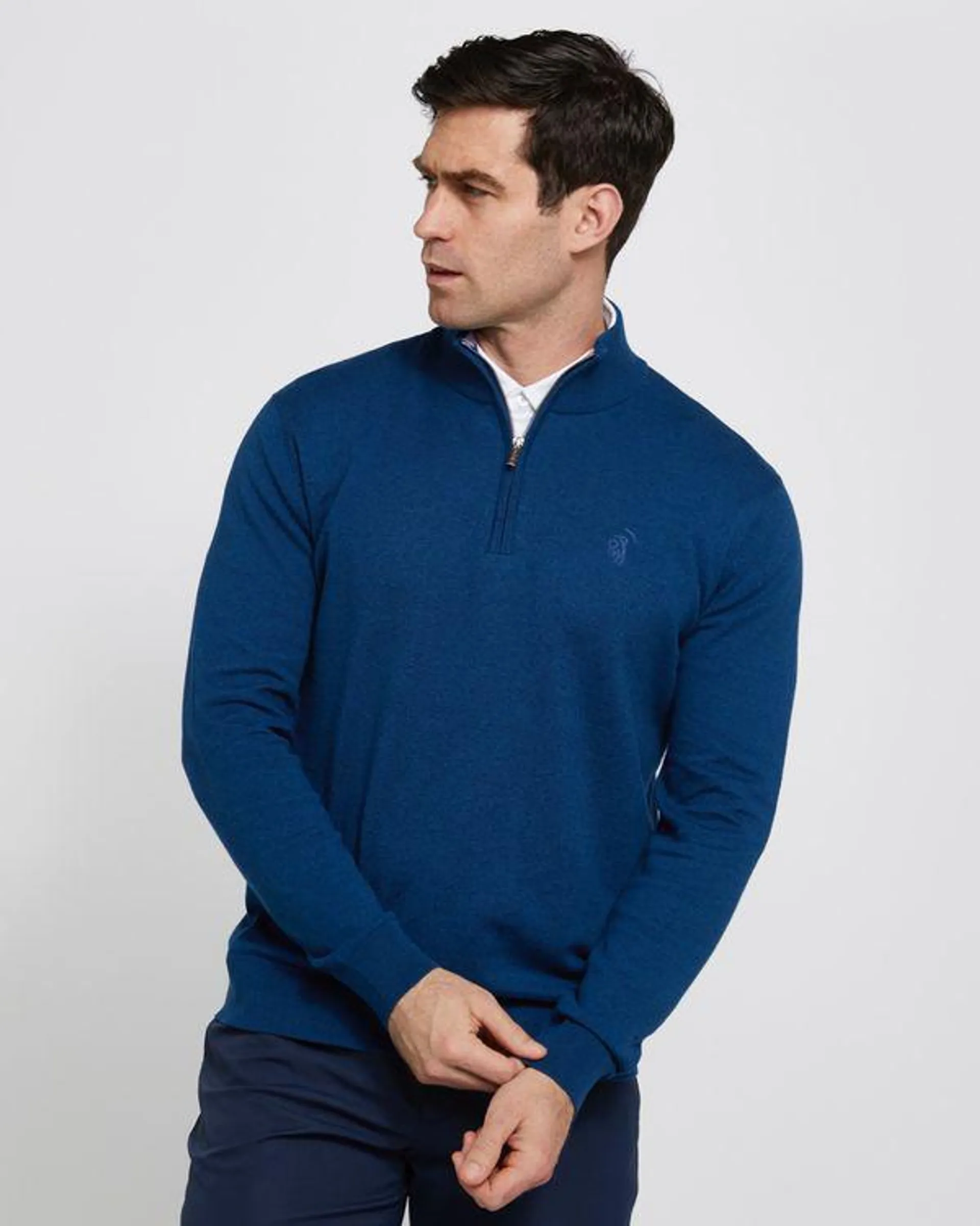 Pádraig Harrington Half Zip Golf Knitwear Jumper