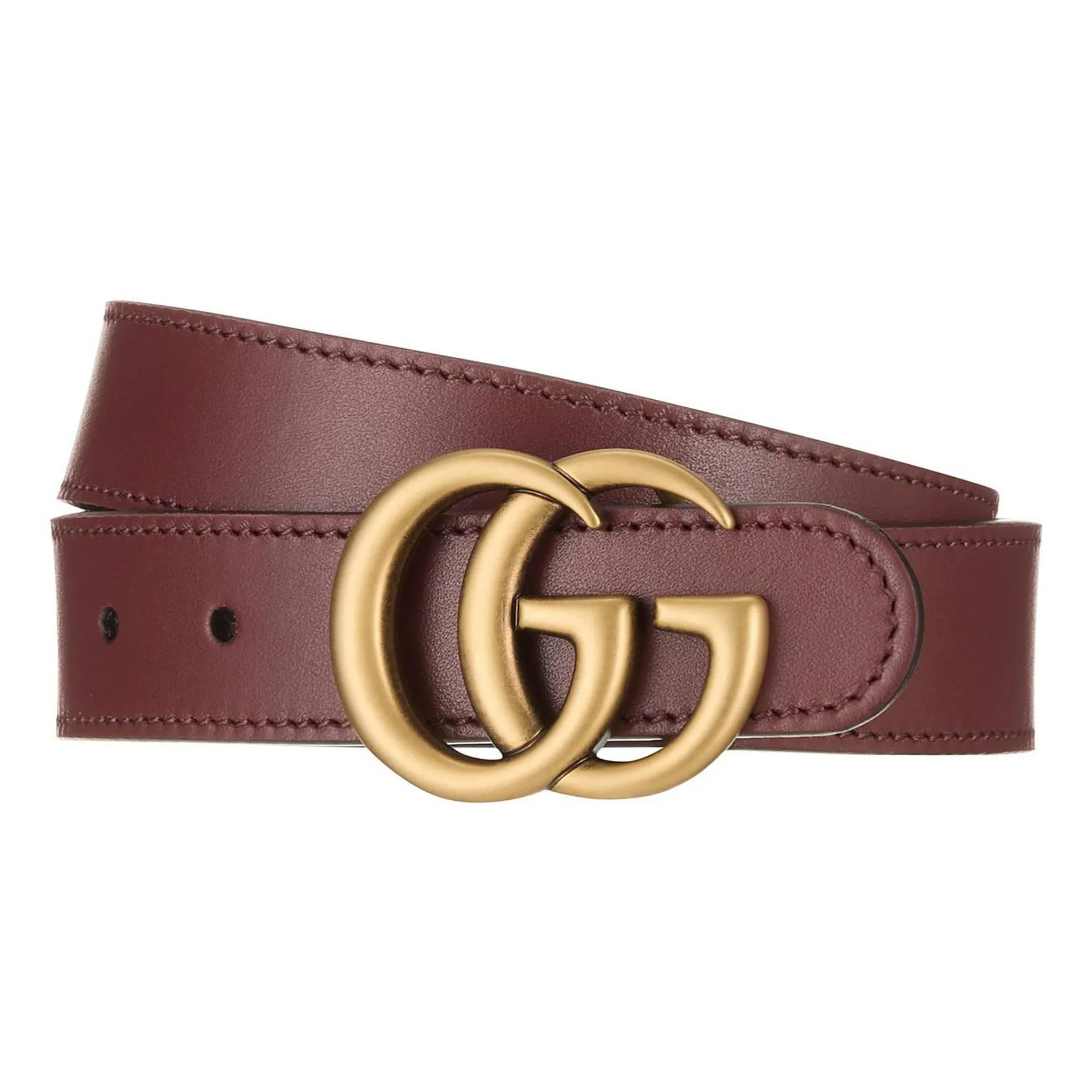 Logo Leather Belt