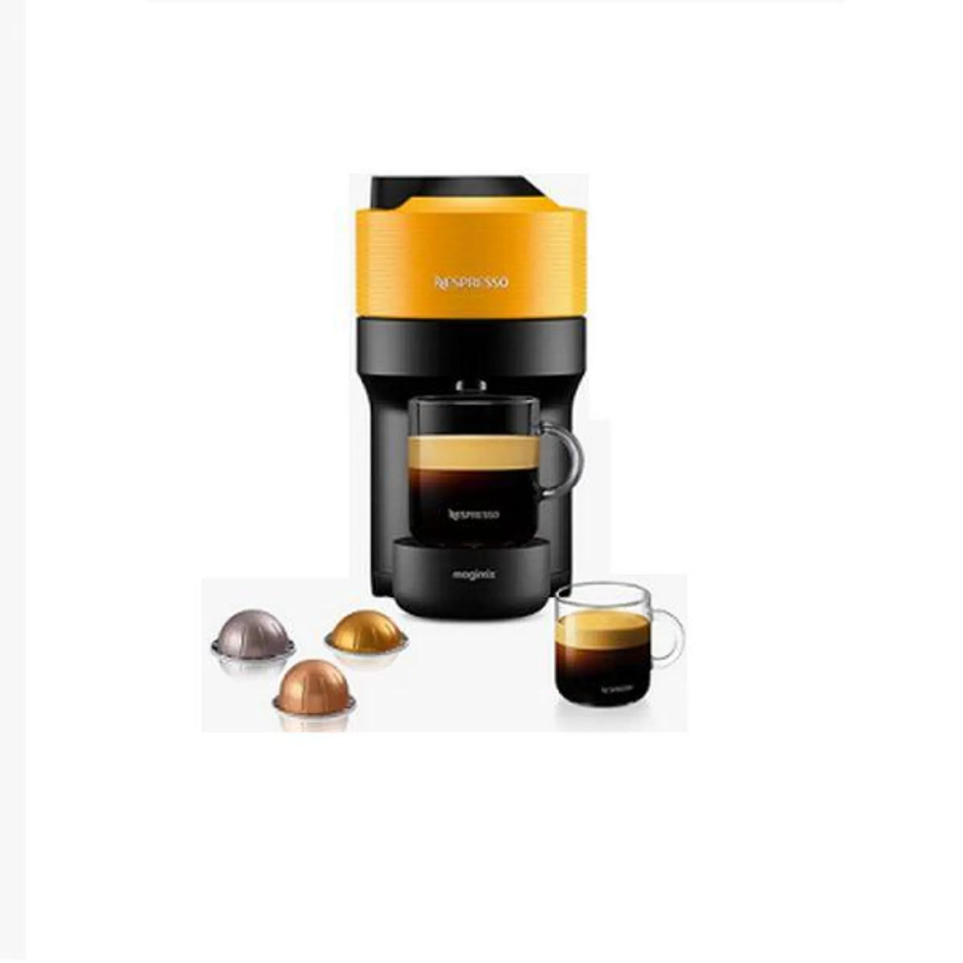 Magimix Nespresso Vertuo Pop Coffee Pod Machine – Yellow