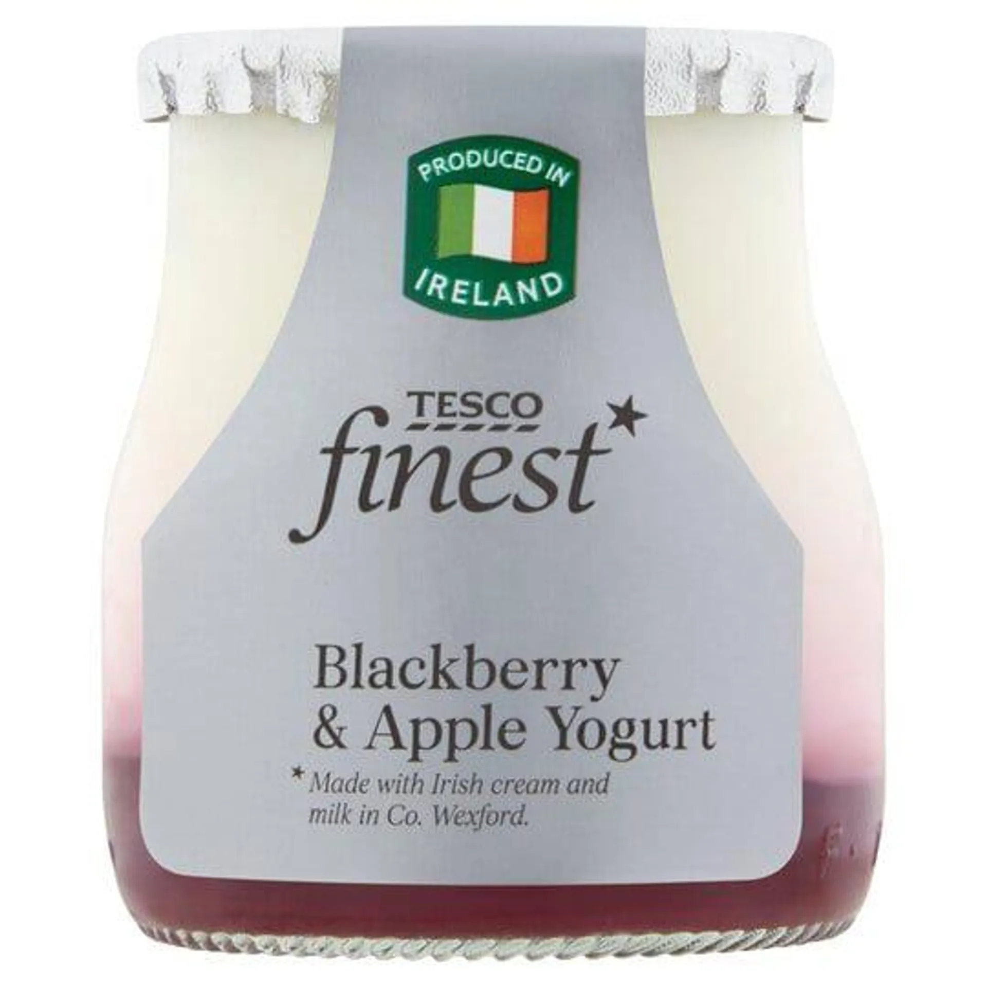 Tesco Finest Blackberry And Apple Yoghurt 150G