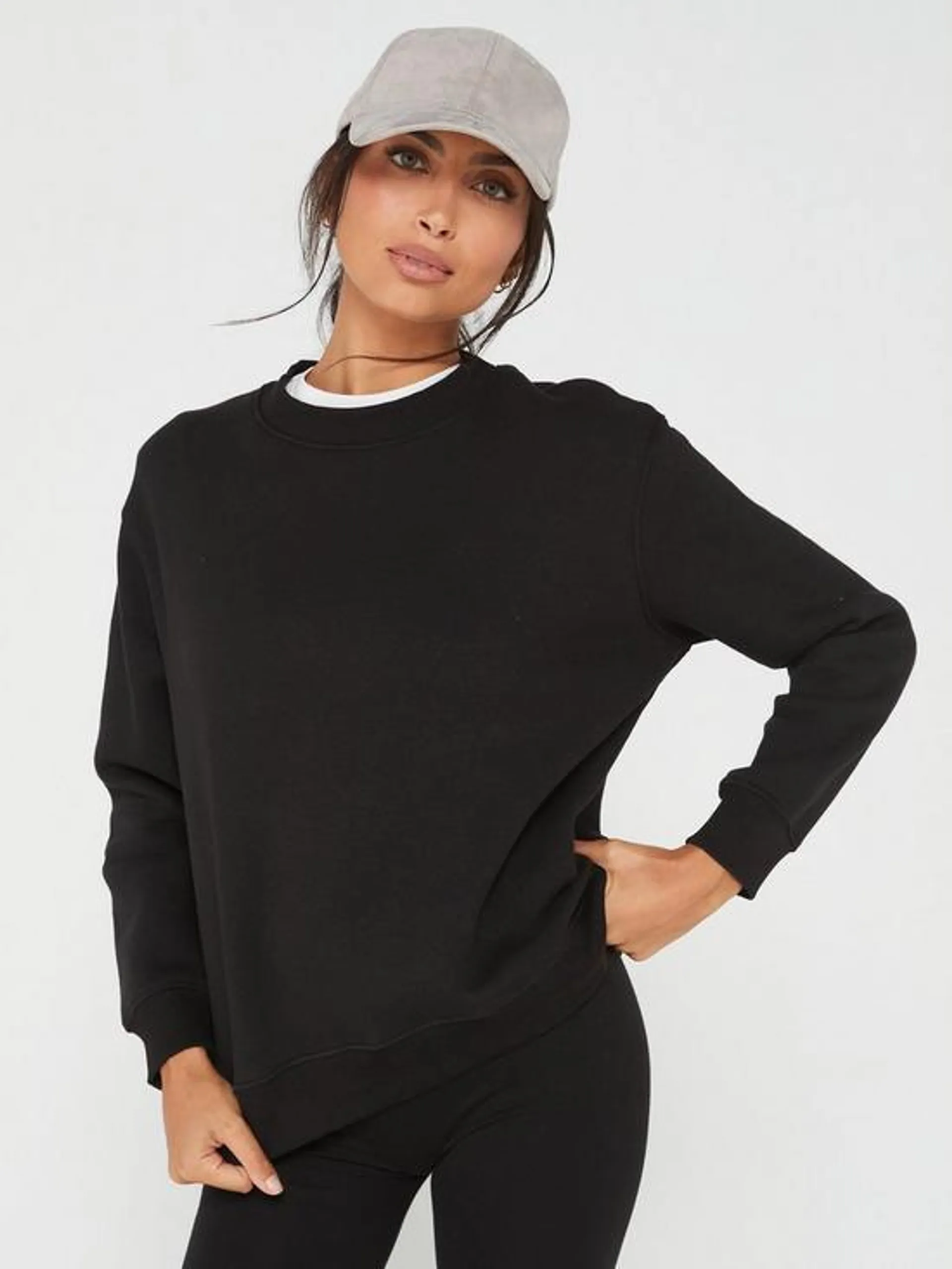 The Essential Crew Neck Sweat - Black