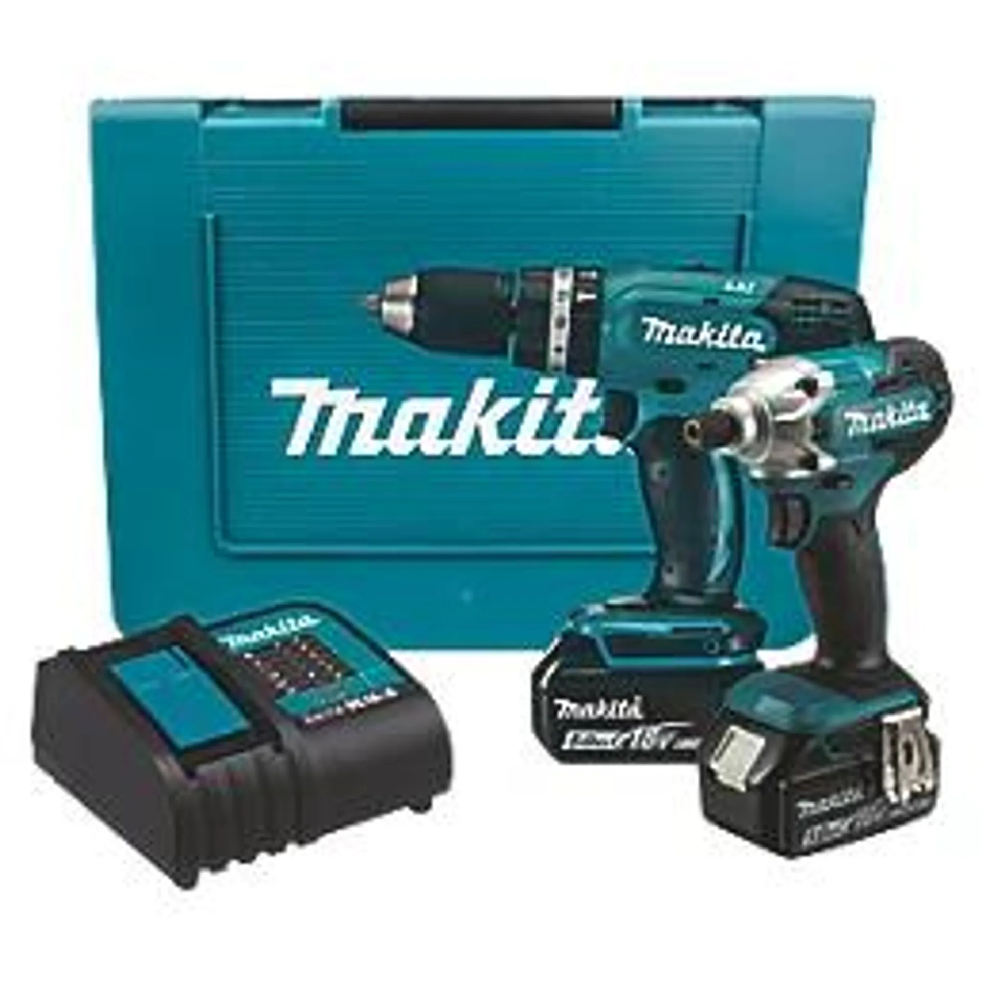 Makita DLX2336ST 18V 2 x 5.0Ah Li-Ion LXT Cordless Twin Pack