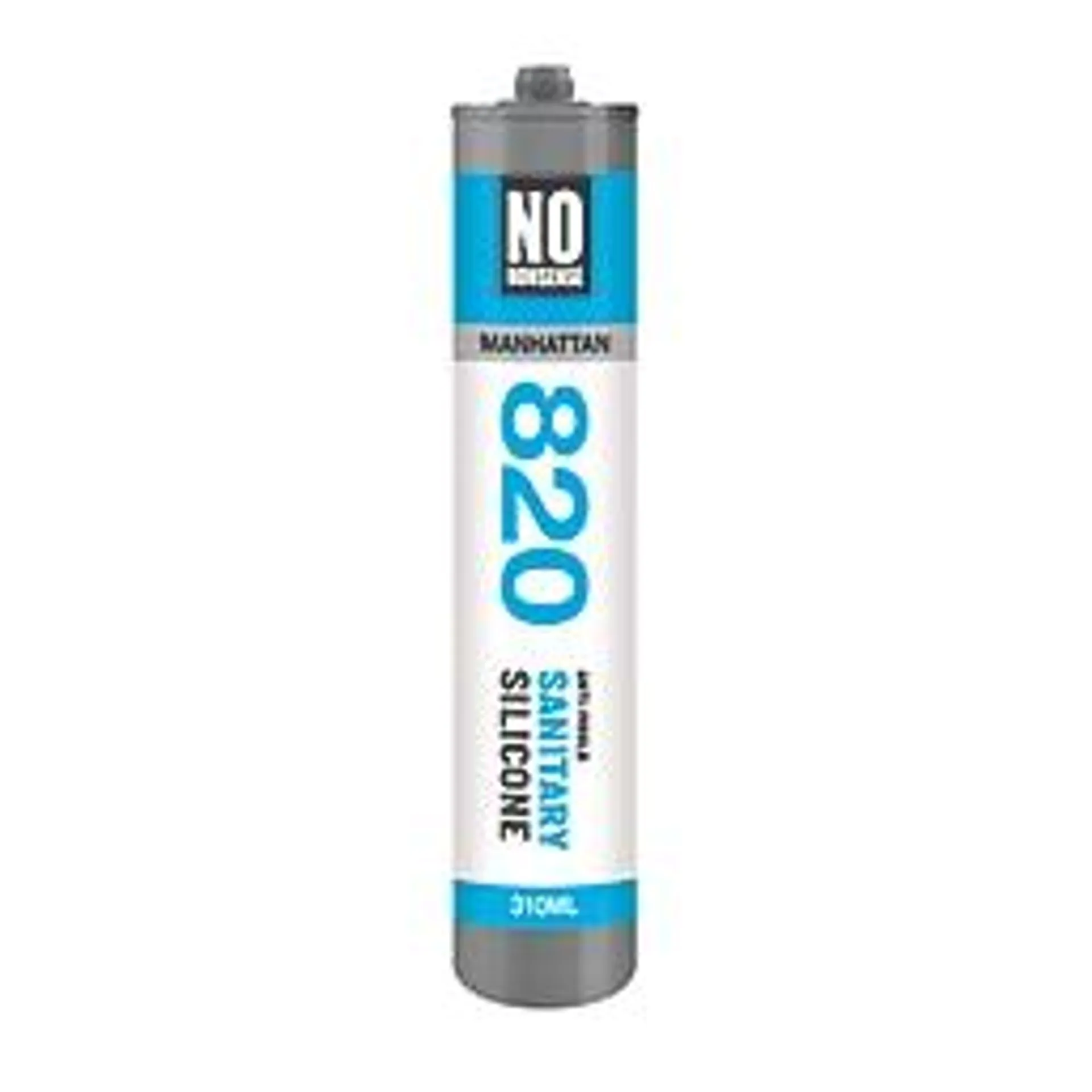 No Nonsense Sanitary Silicone Sealant Manhattan Grey 310ml