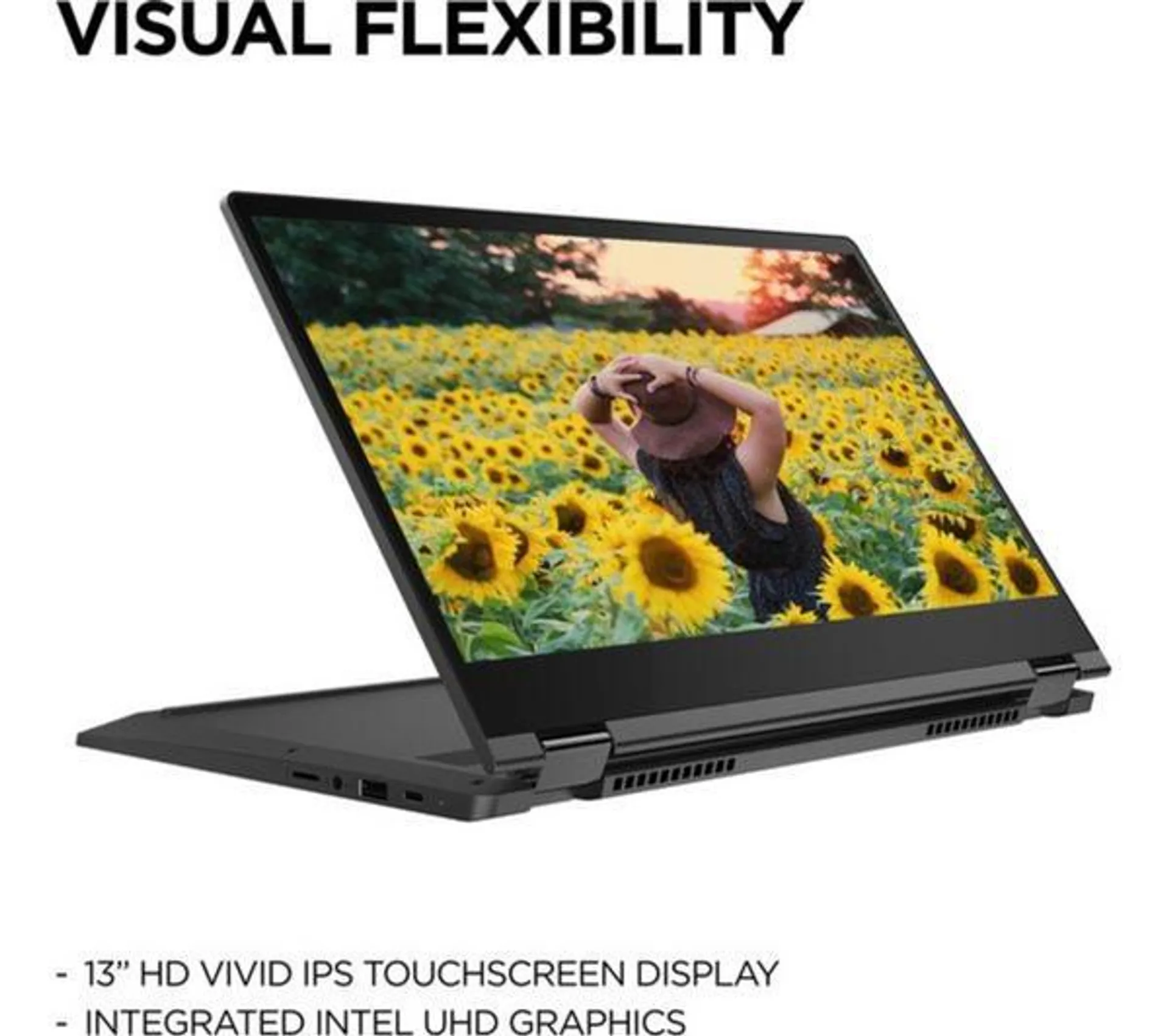 LENOVO IdeaPad Flex 5i 13.3" 2 in 1 Chromebook - Intel® Core™ i3, 128 GB SSD, Grey