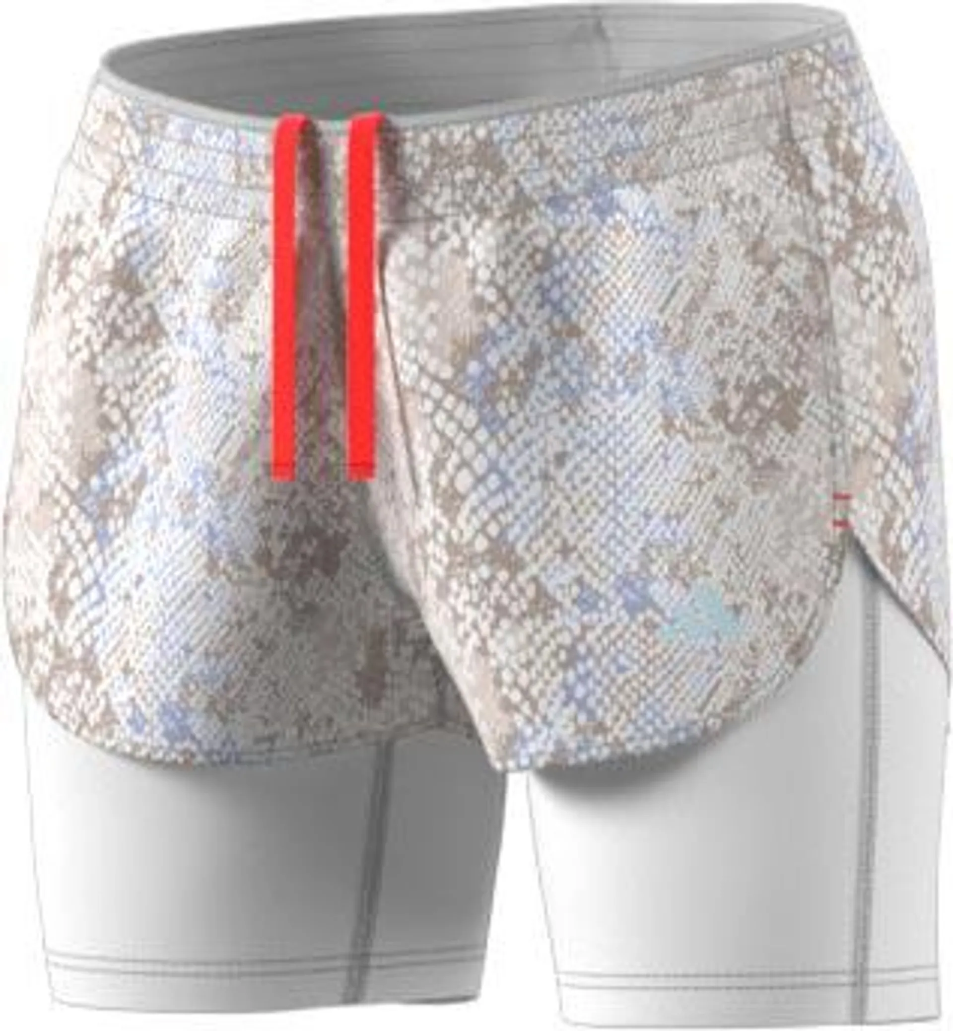 ADIDAS RUN FAST WOMENS 2-IN-1 SHORTS