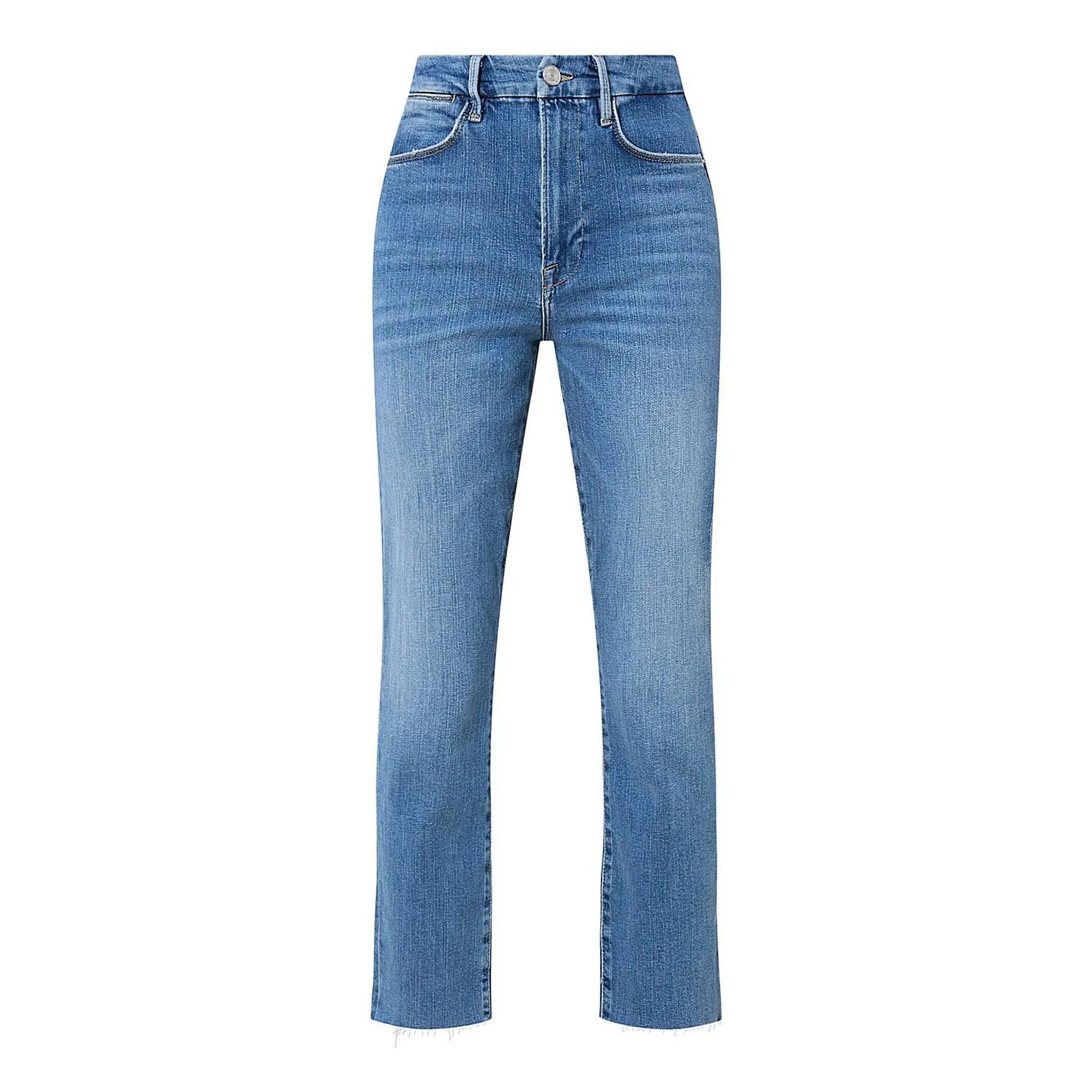 Le Super High Waist Straight Leg Jeans