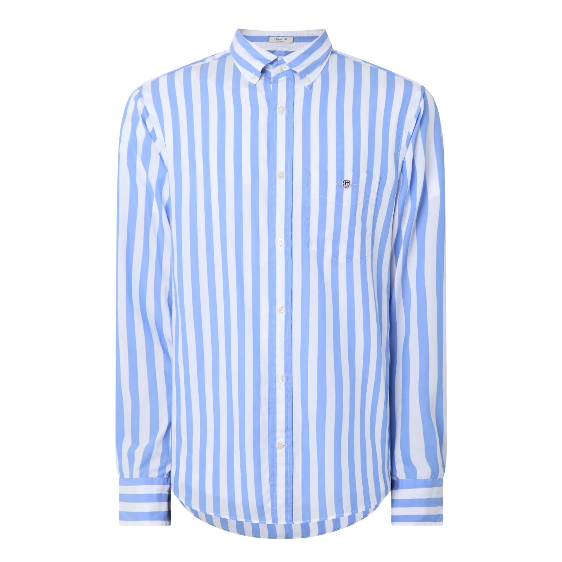 Striped Poplin Regular Shirt