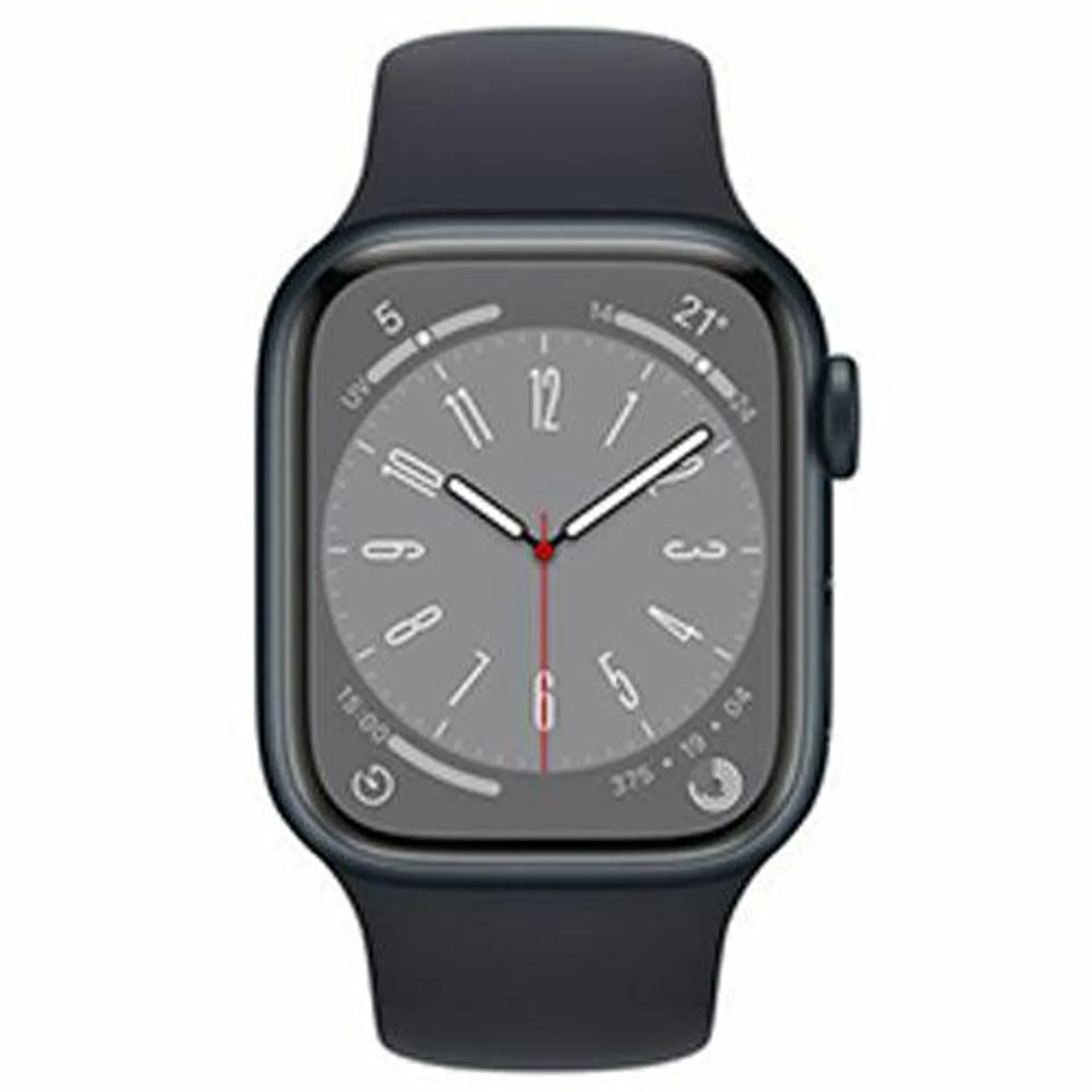 Apple Watch Series 8 41MM Aluminium Case with Midnight Sports Band - Midnight | MNP53B/A