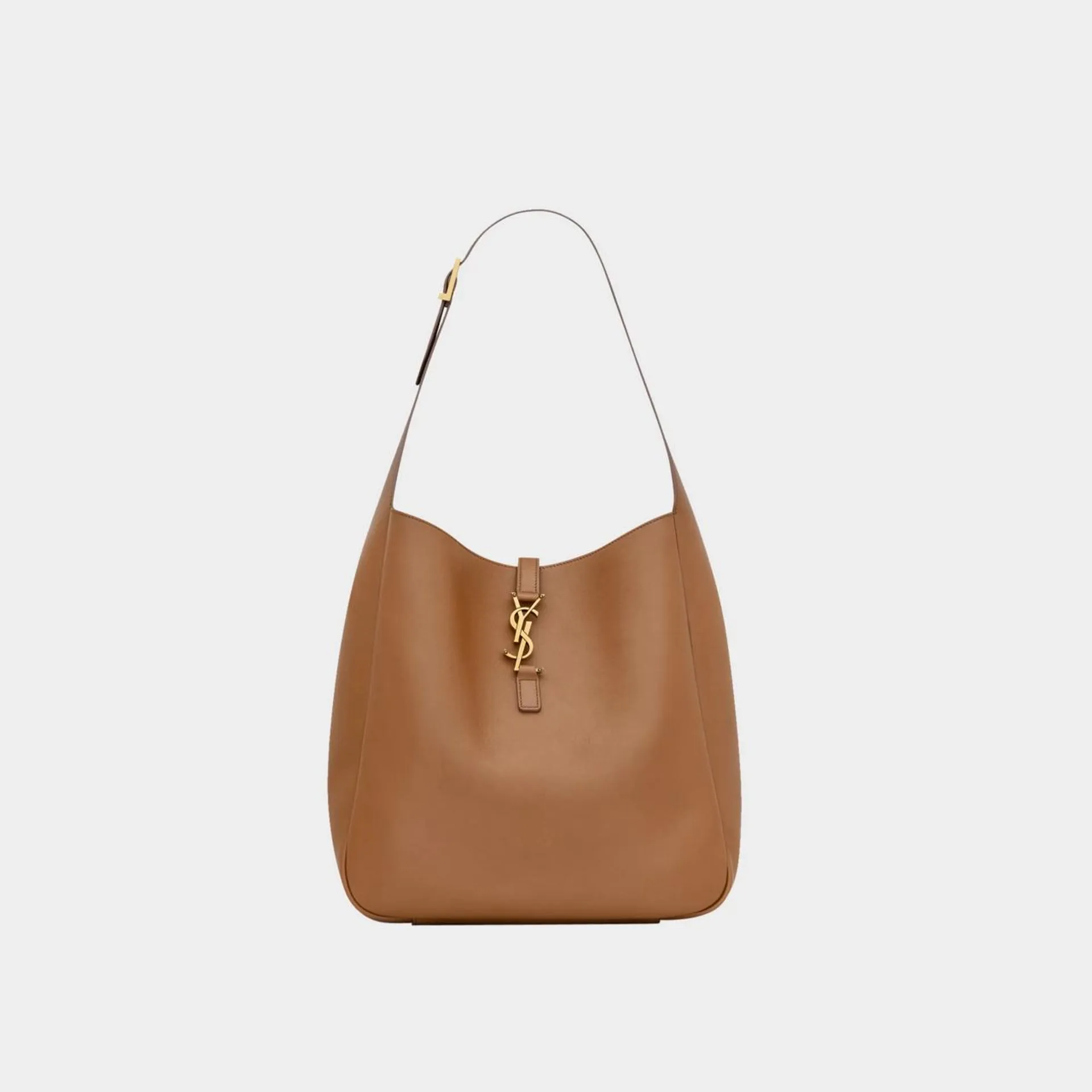 SAINT LAURENT Le 5 À 7 Supple Large Leather Hobo Bag