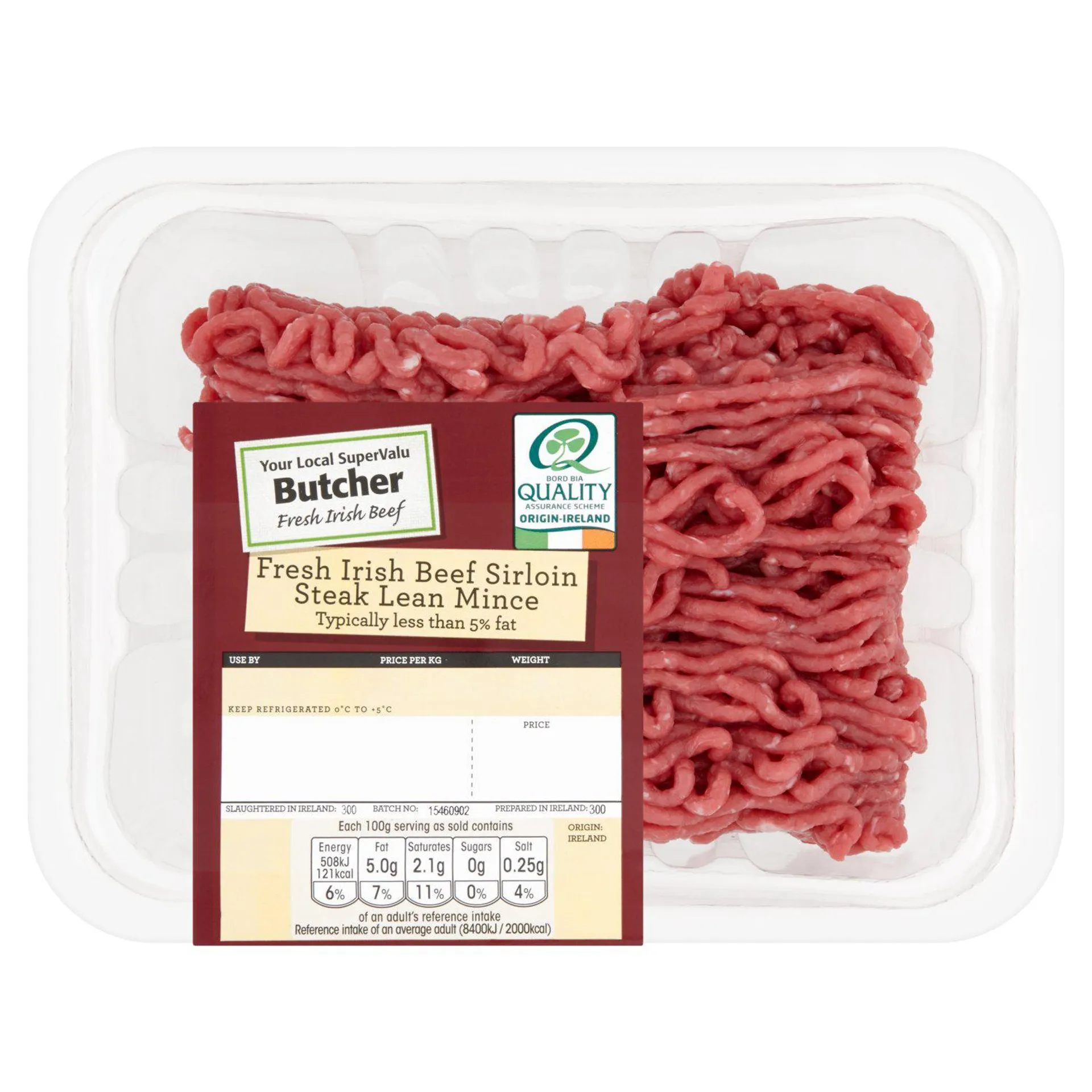 SuperValu Fresh Irish Irish Beef Sirloin Steak Mince (300 g)