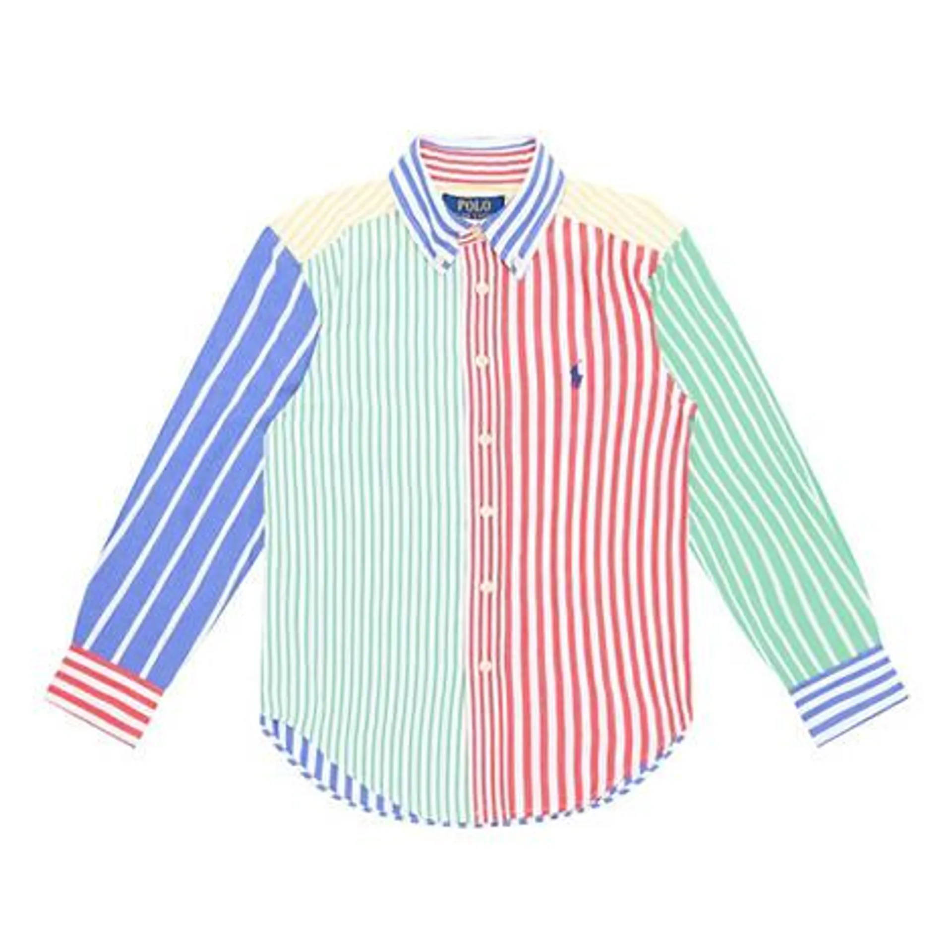 Polo Player Logo Colour-Block Shirt