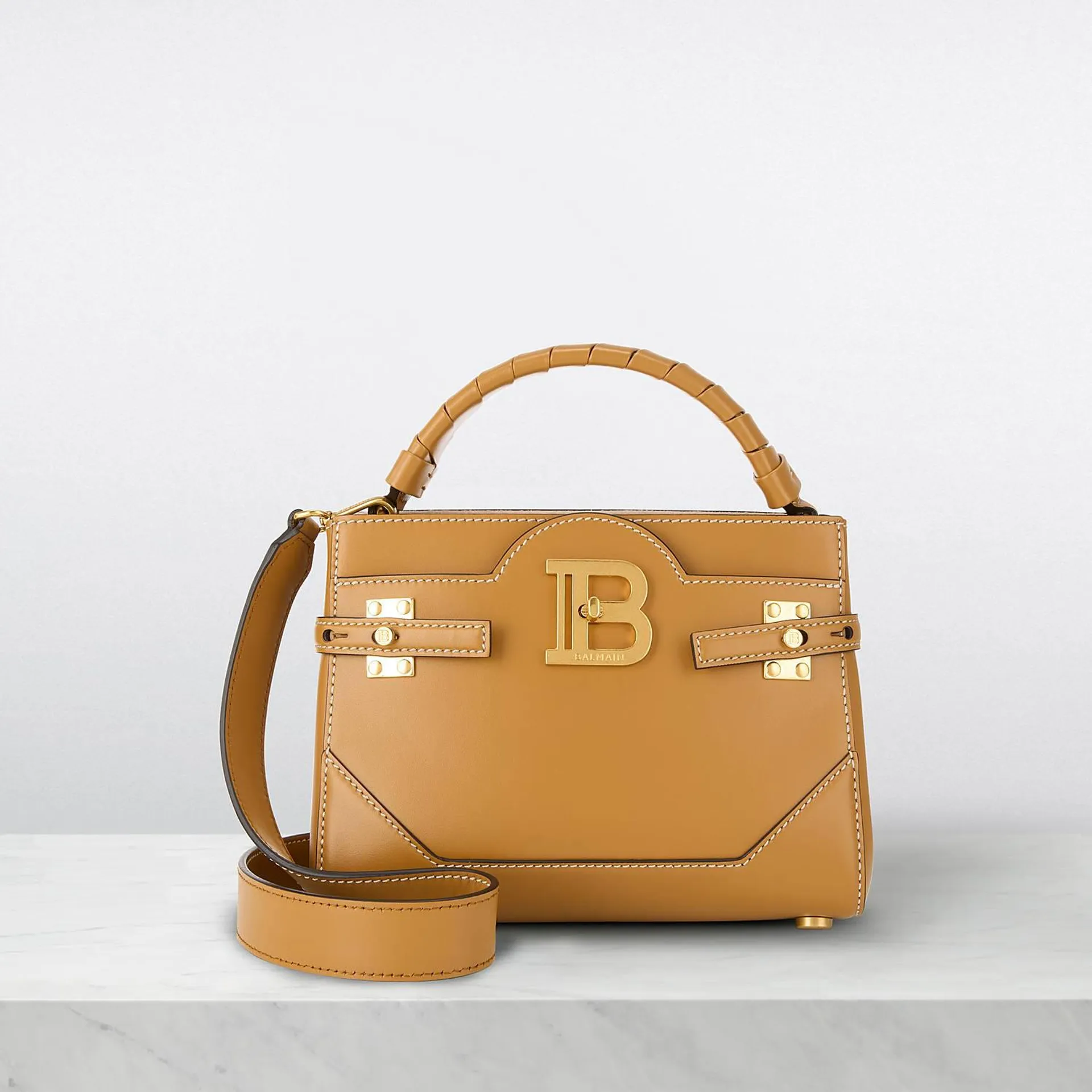B-Buzz 22 Leather Top Handle Bag