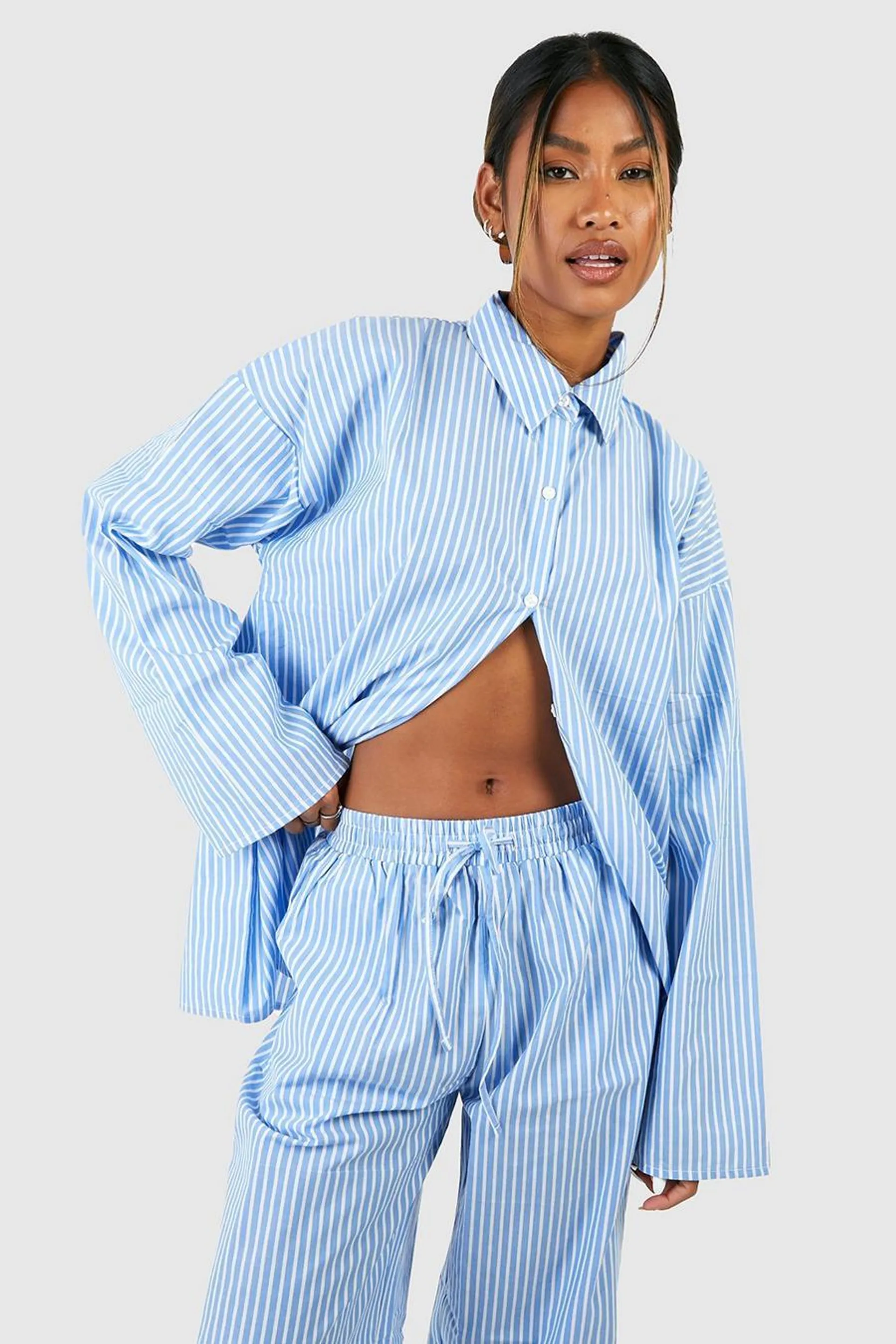 Stripe Oversized Shirt