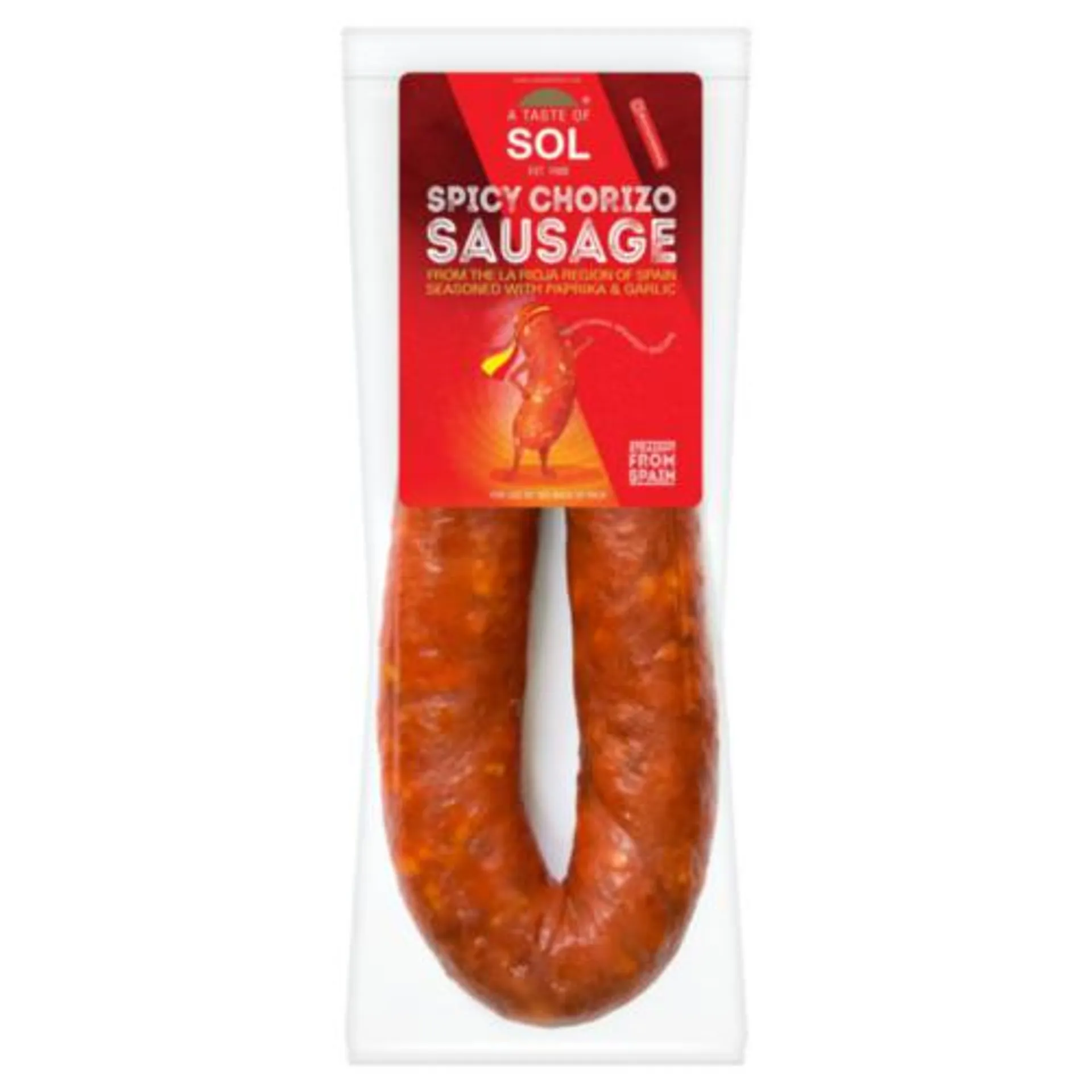 A Taste of Sol Spicy Chorizo Sausage