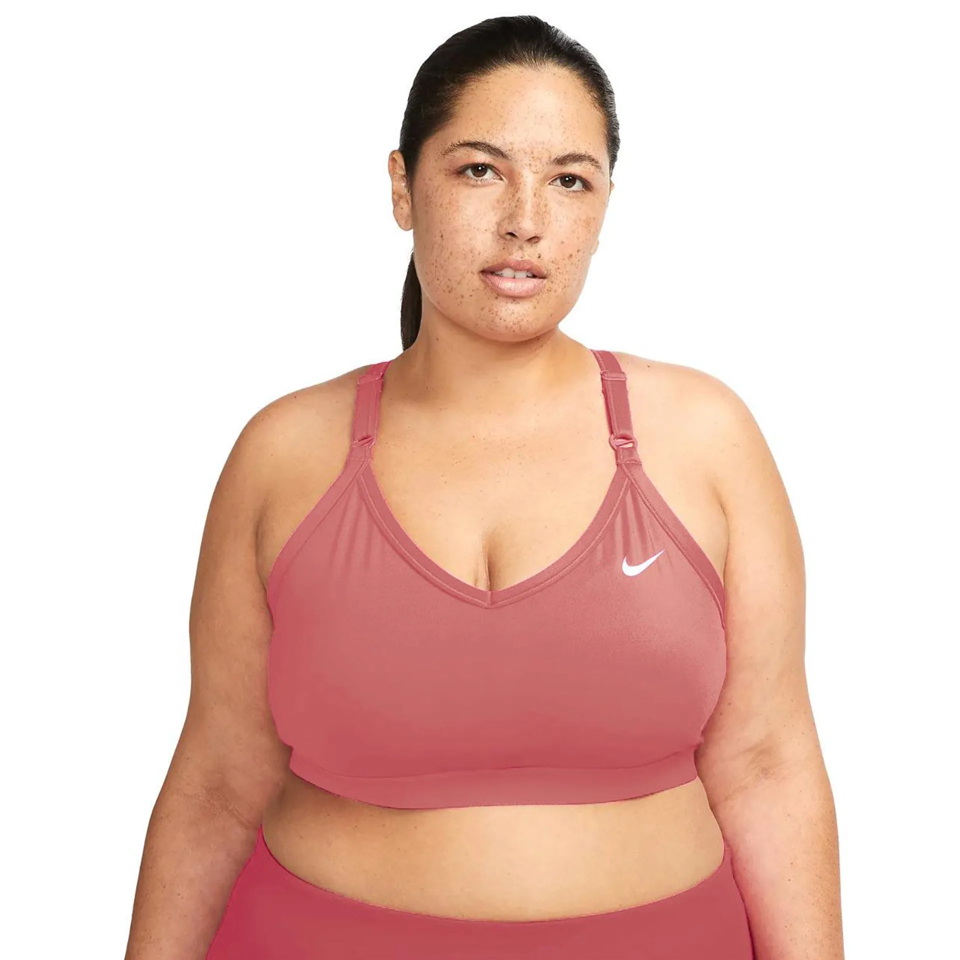 NIKE DRI-FIT INDY SHINE WOMENS SPORTS BRA (PLUS SIZE)