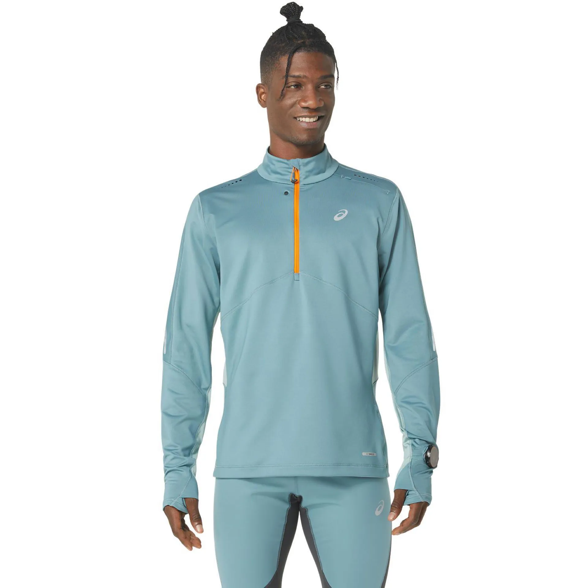 ASICS WINTER RUN HALF-ZIP MENS MIDLAYER TOP