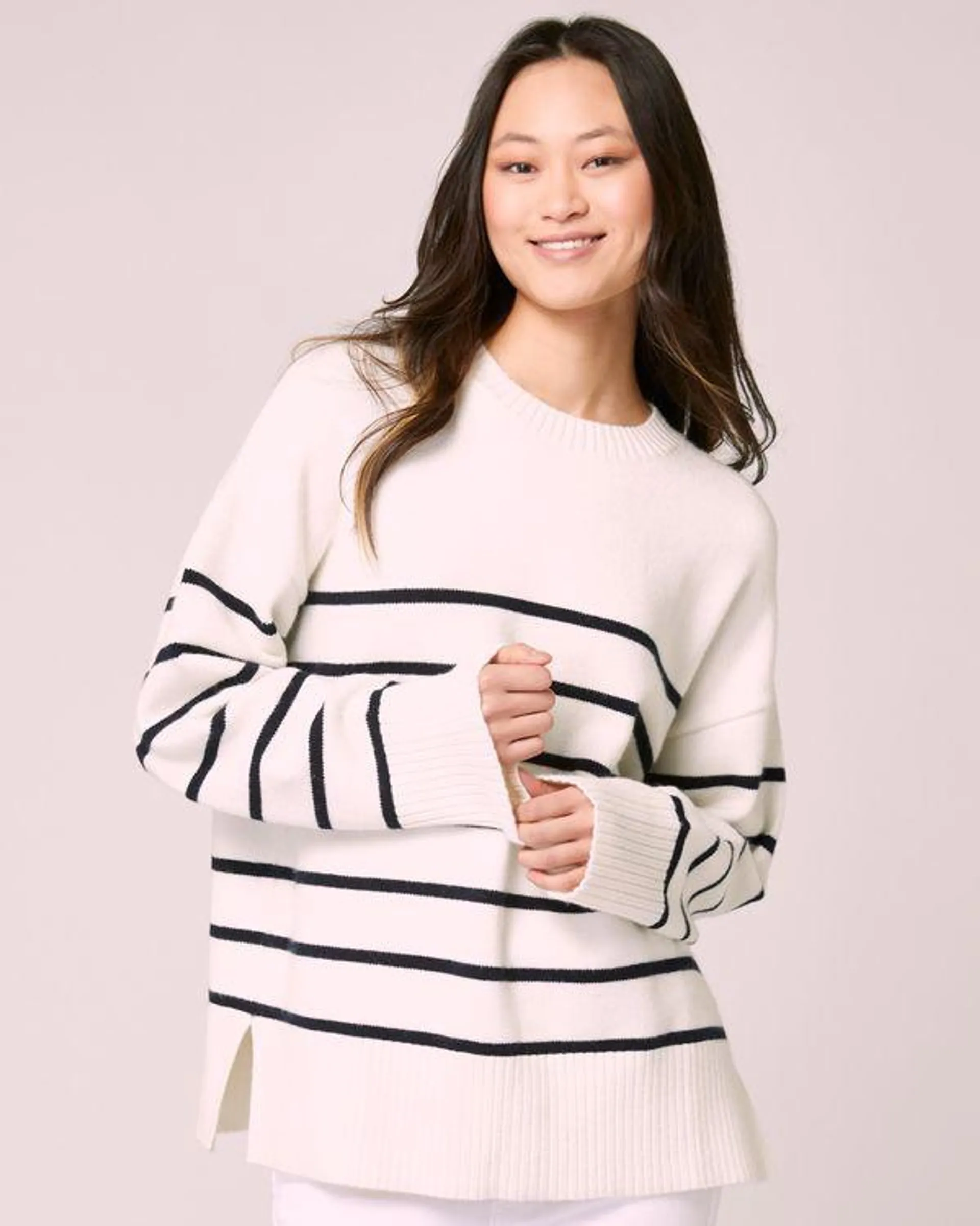 Rib Crew Neck Jumper