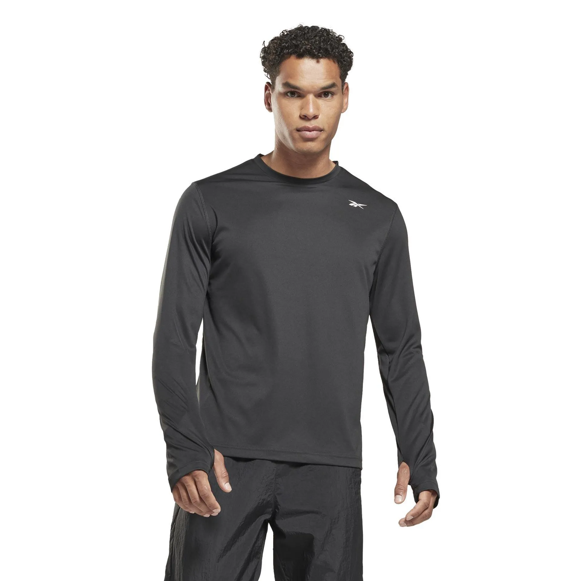 REEBOK MENS TRAINING LONG-SLEEVE TECH TOP