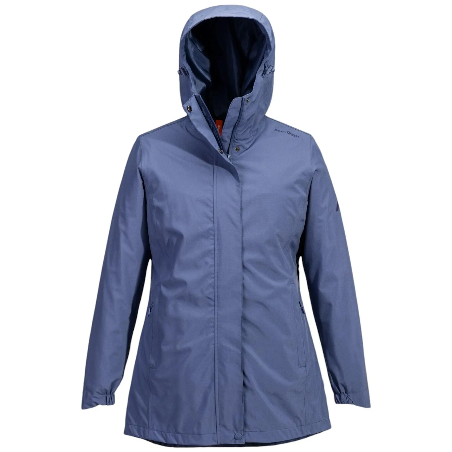 Portwest Newgrange Womens Full-Length Hooded Rain Jacket