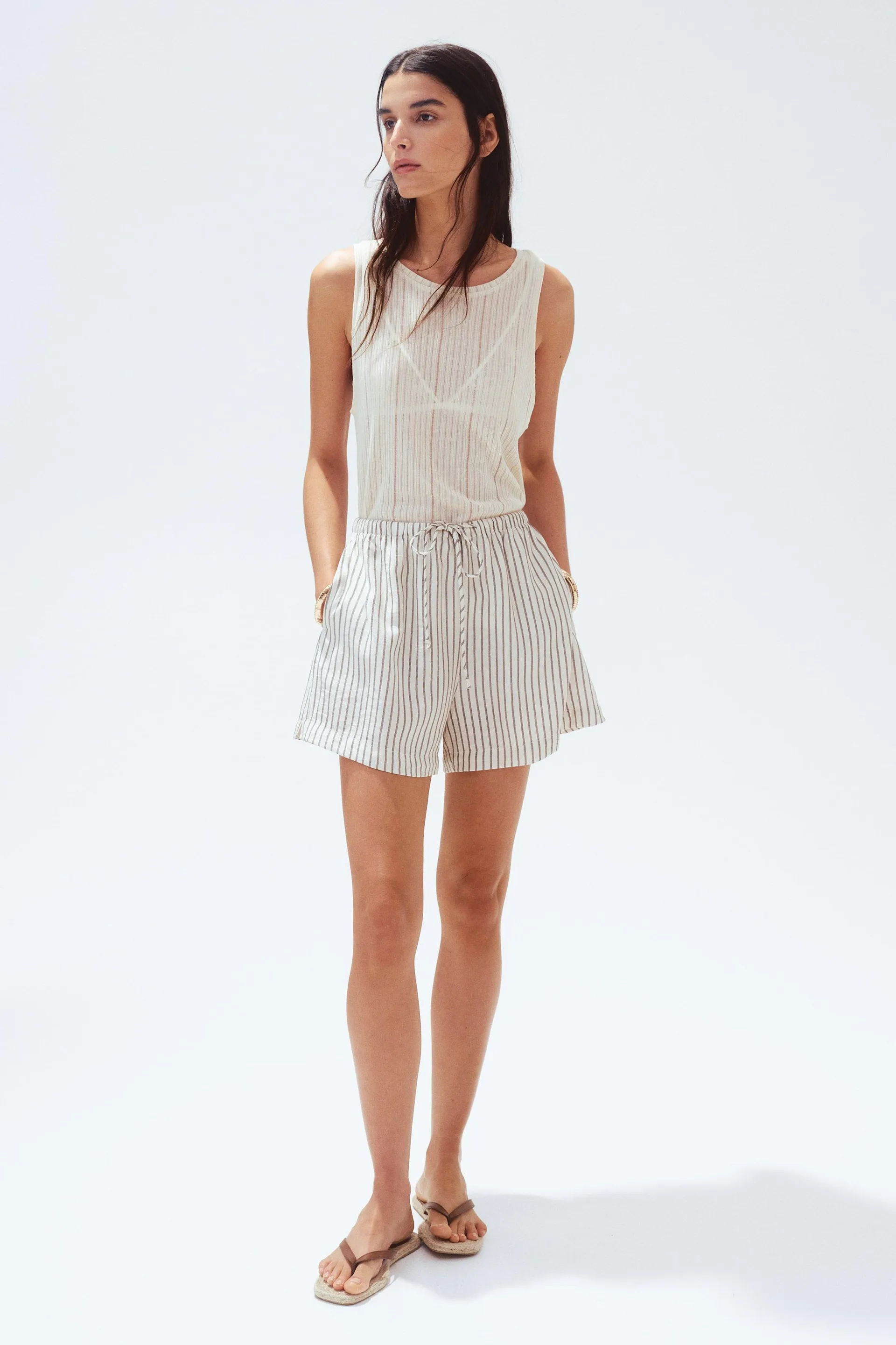Drawstring shorts