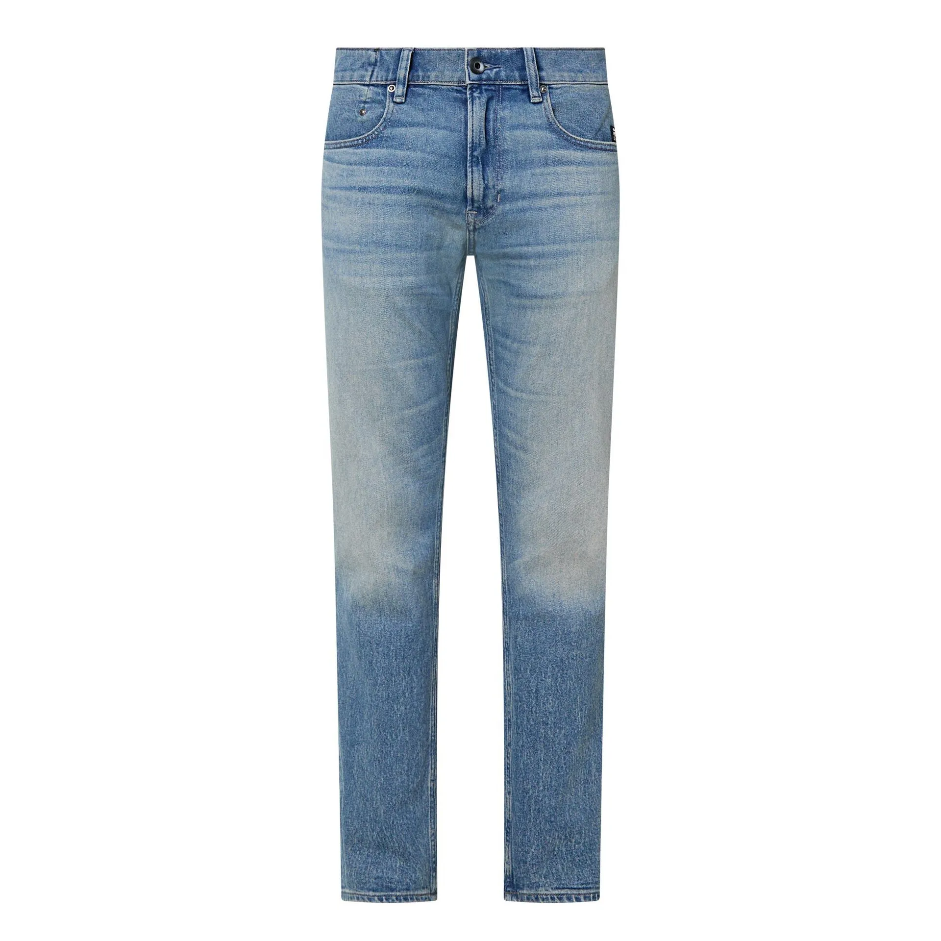 Mosa Mid-Rise Straight Leg Jeans