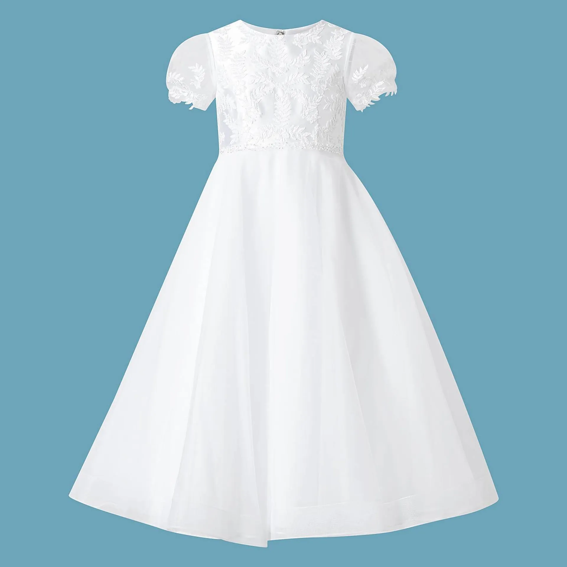 Embroidered Communion Dress