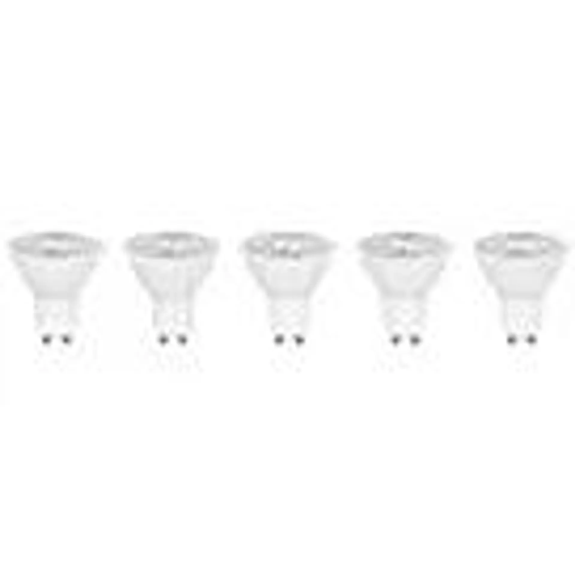 LAP GU10 LED Light Bulb 345lm 3.6W 5 Pack