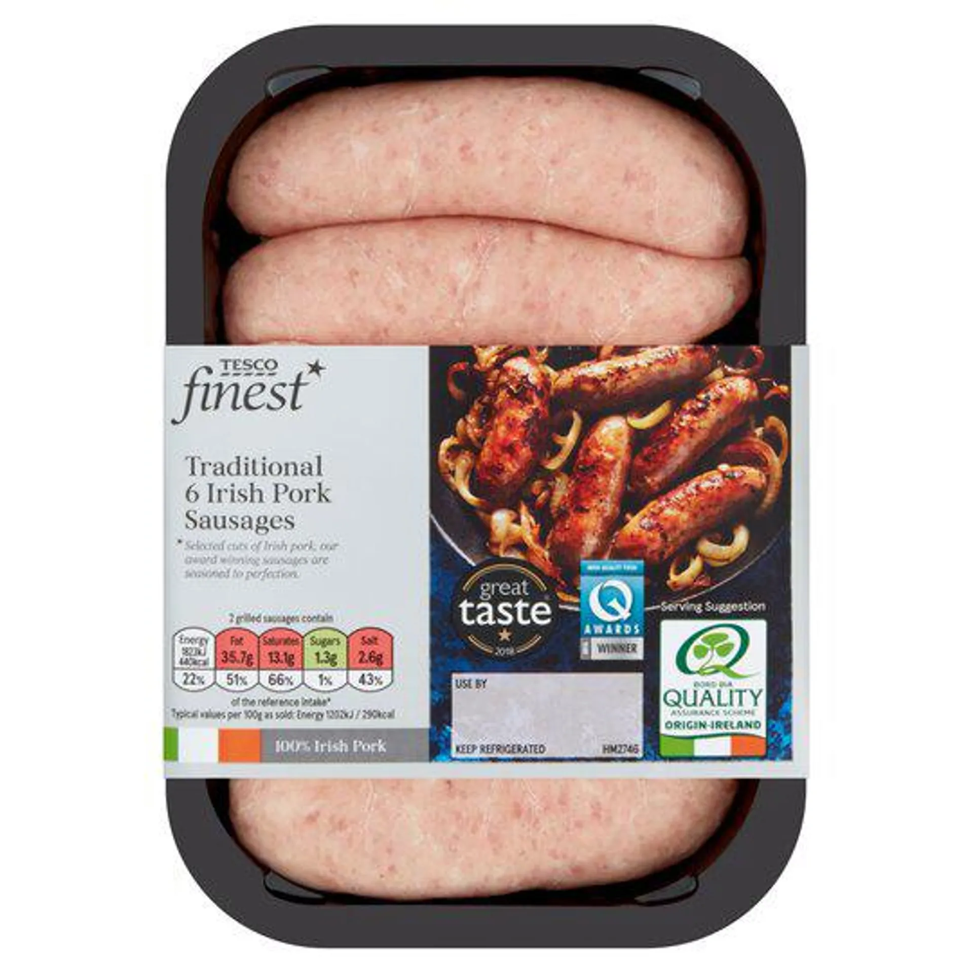 Tesco Finest Pork Sausages 454G