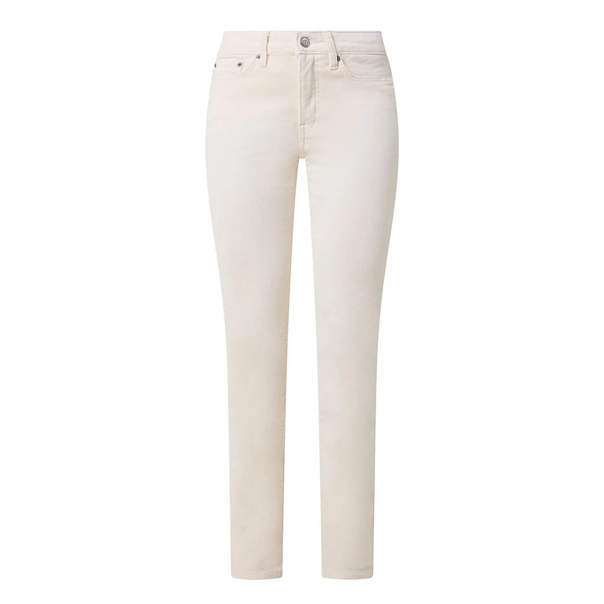 Mid Rise Five Pocket Jeans