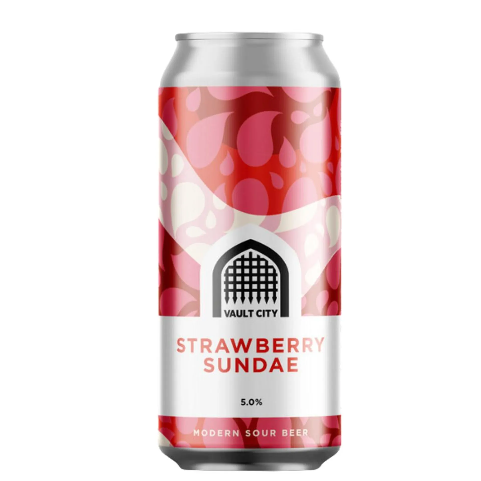 Vault City Brewing- Strawberry Sundae Sour 5% ABV 440ml Can