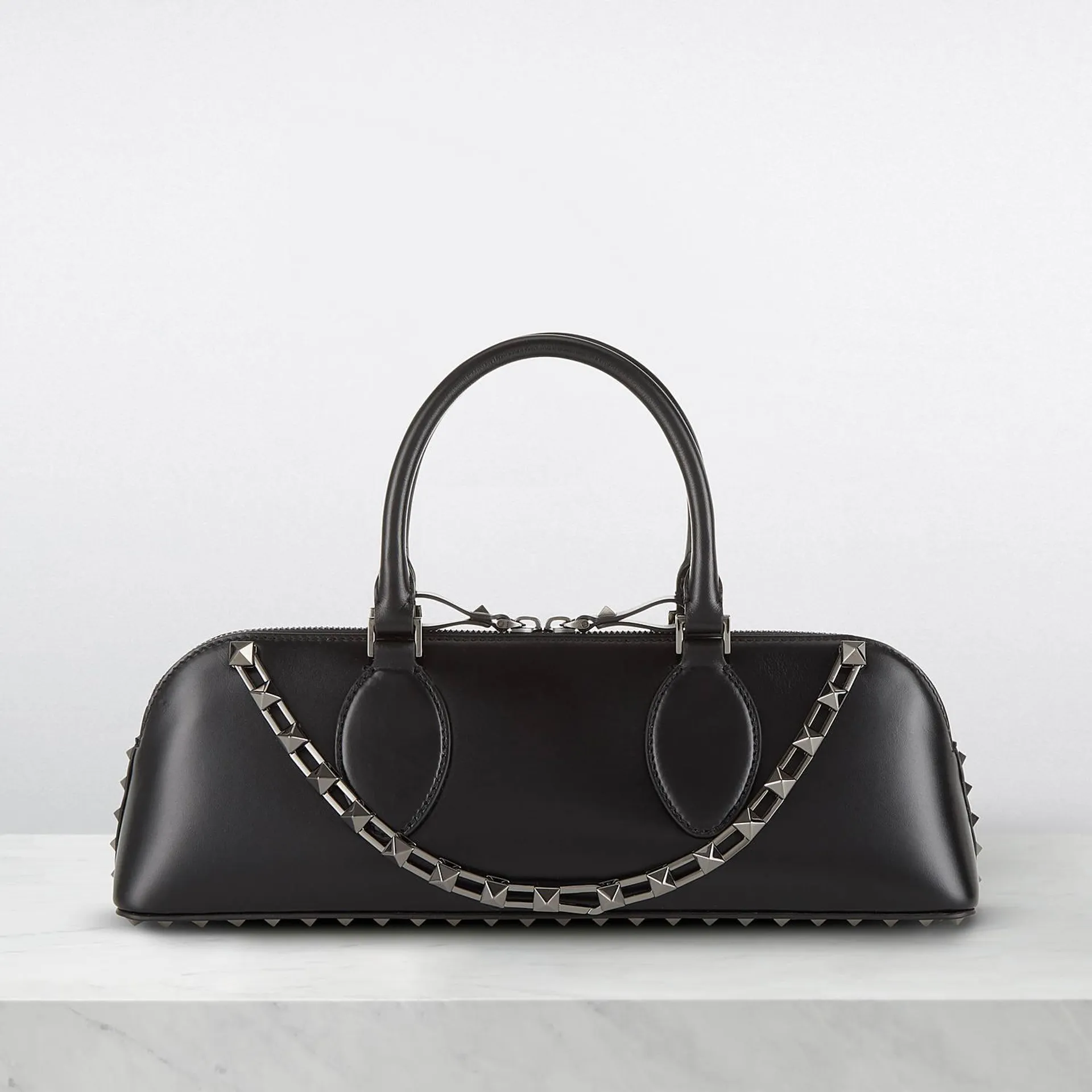 Rockstud East-West Handbag