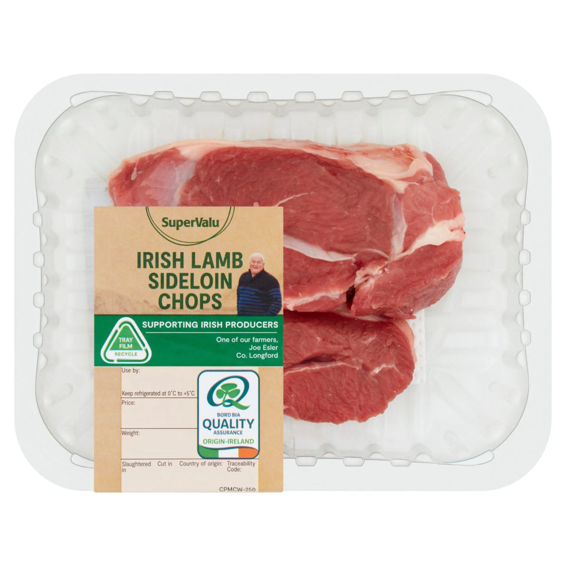 SuperValu Fresh Irish Lamb Side-Loin Chops (200 g)