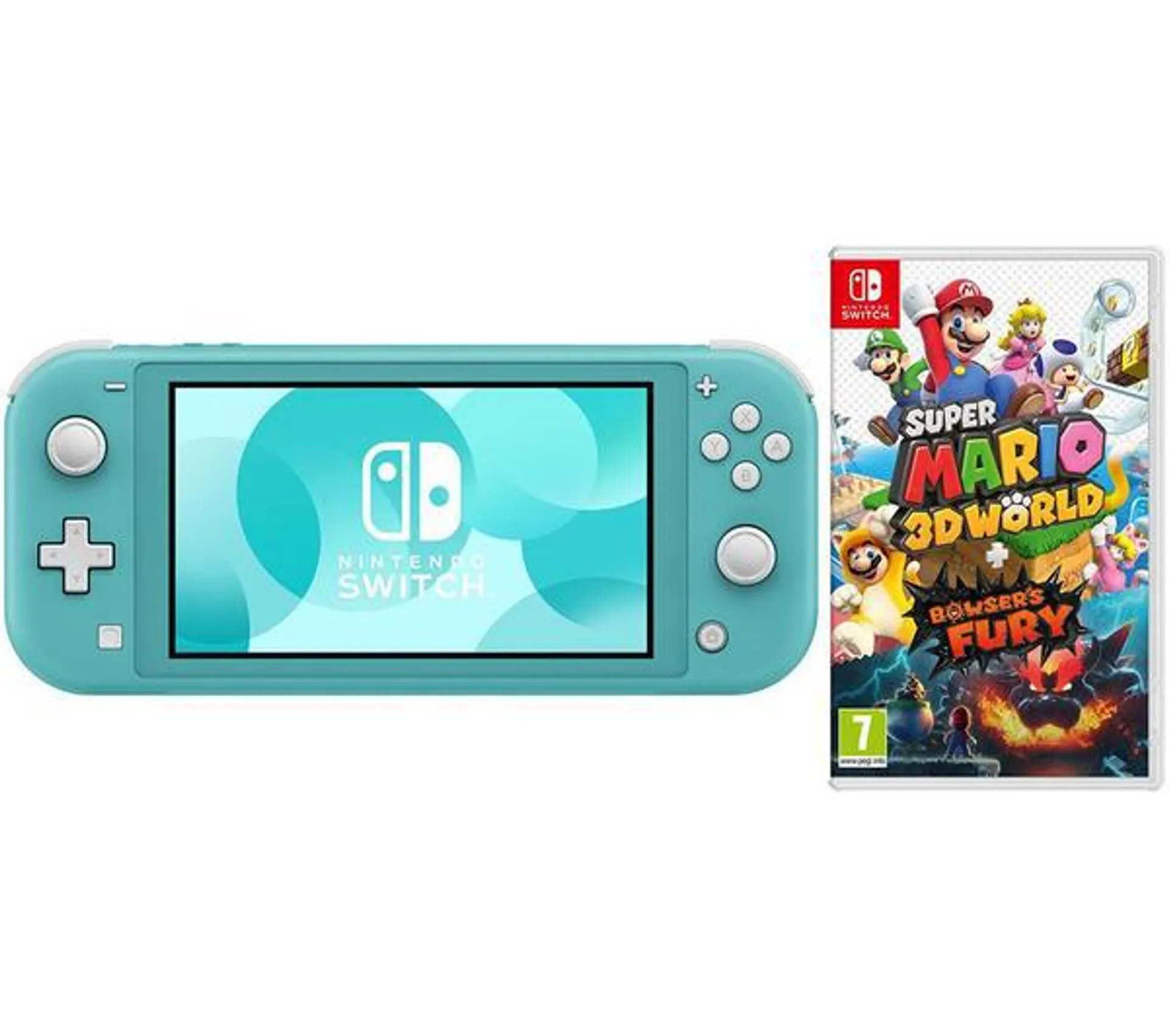 NINTENDO Switch Lite & Super Mario 3D World Bundle