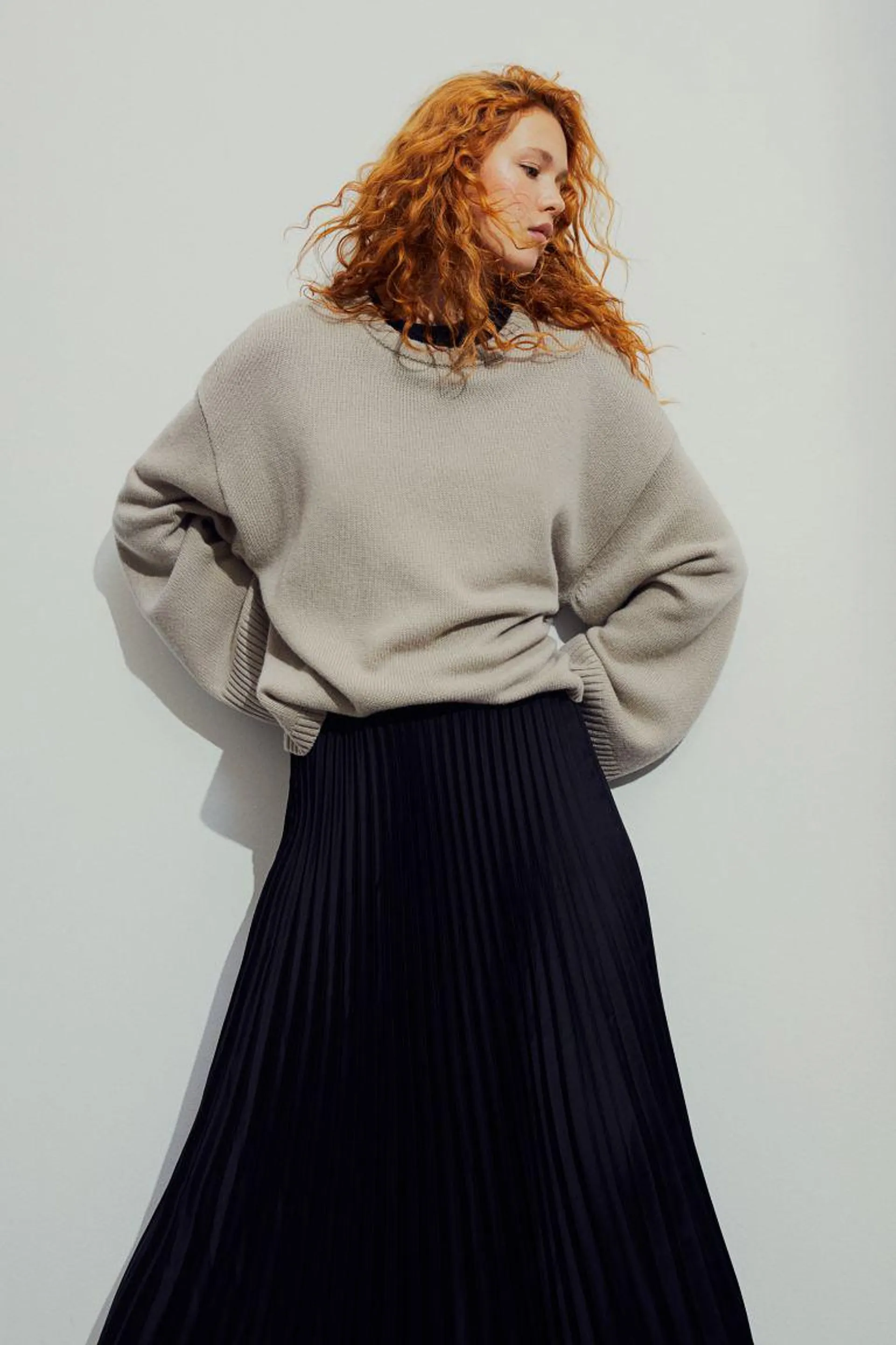 Pleated skirt