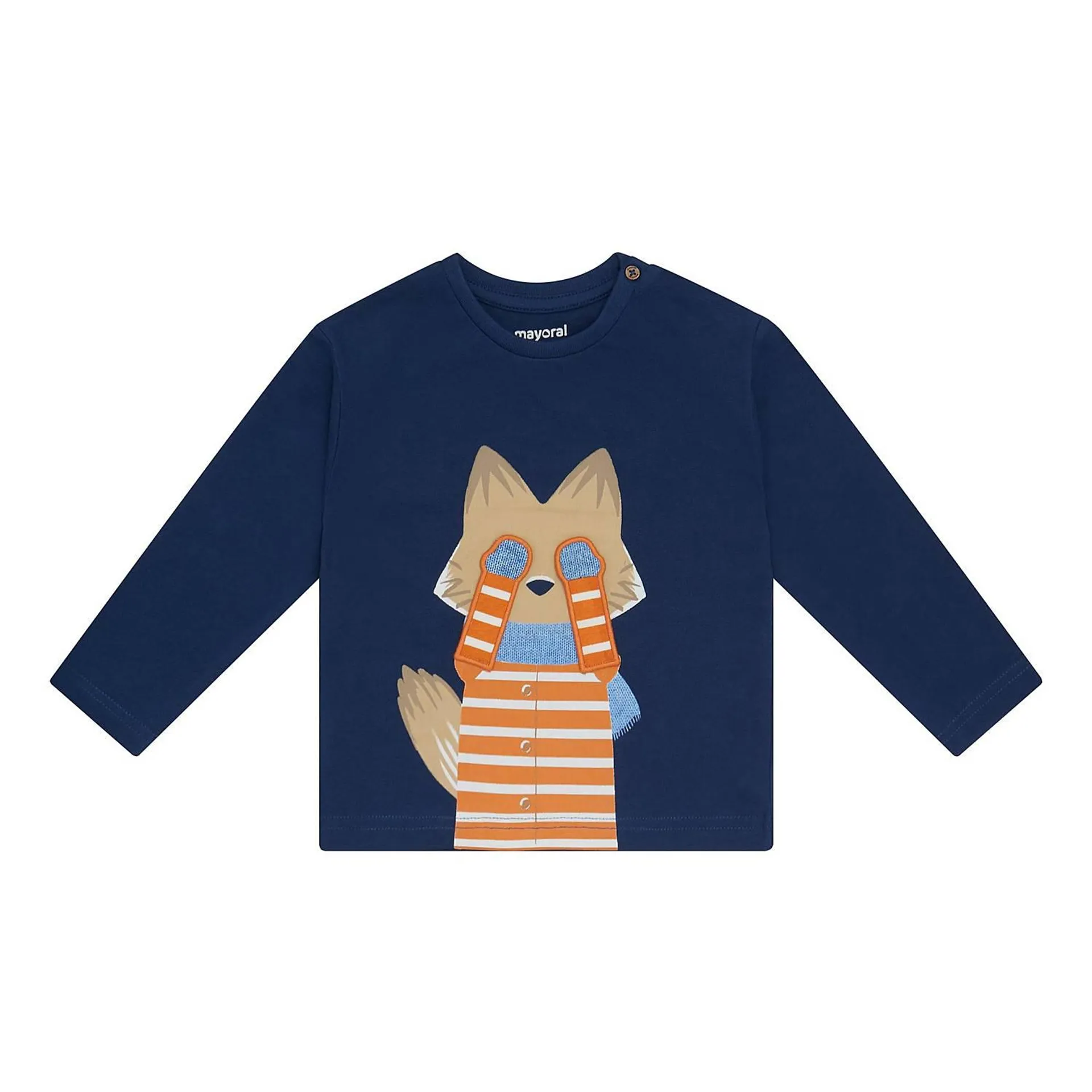 Peekaboo Fox Long Sleeve T-Shirt