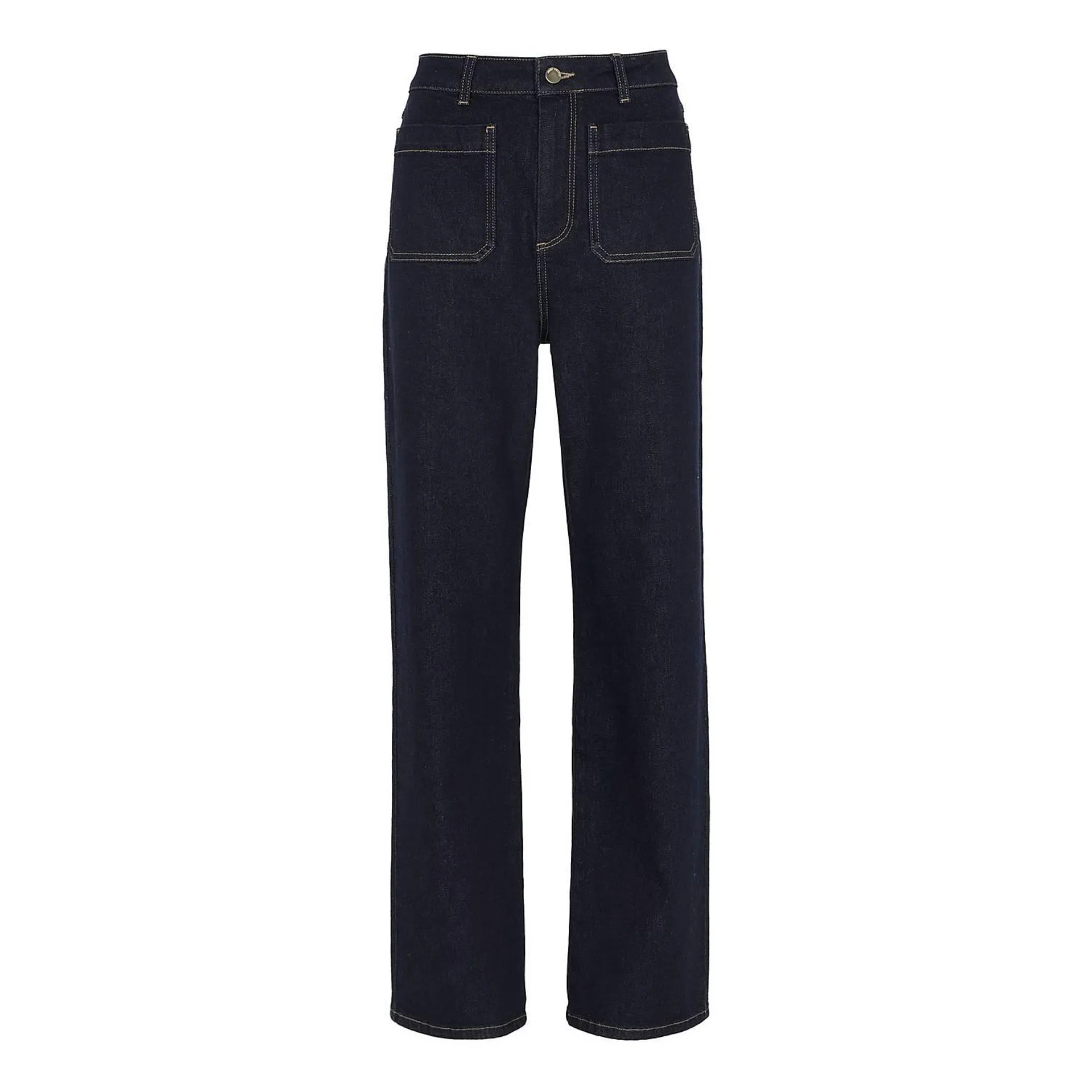 High-Rise Wide Leg Jeans