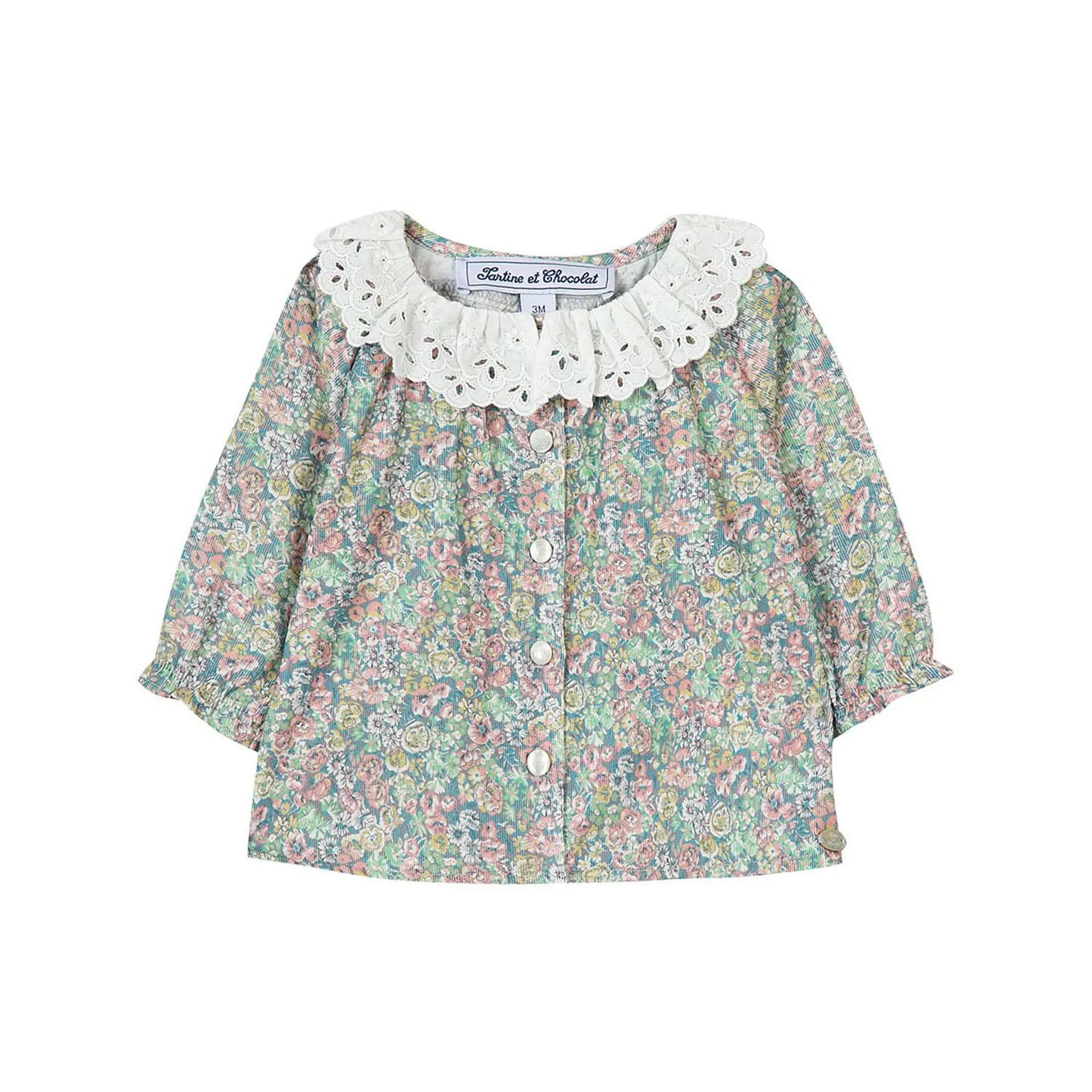 Floral Printed Long Sleeve Blouse