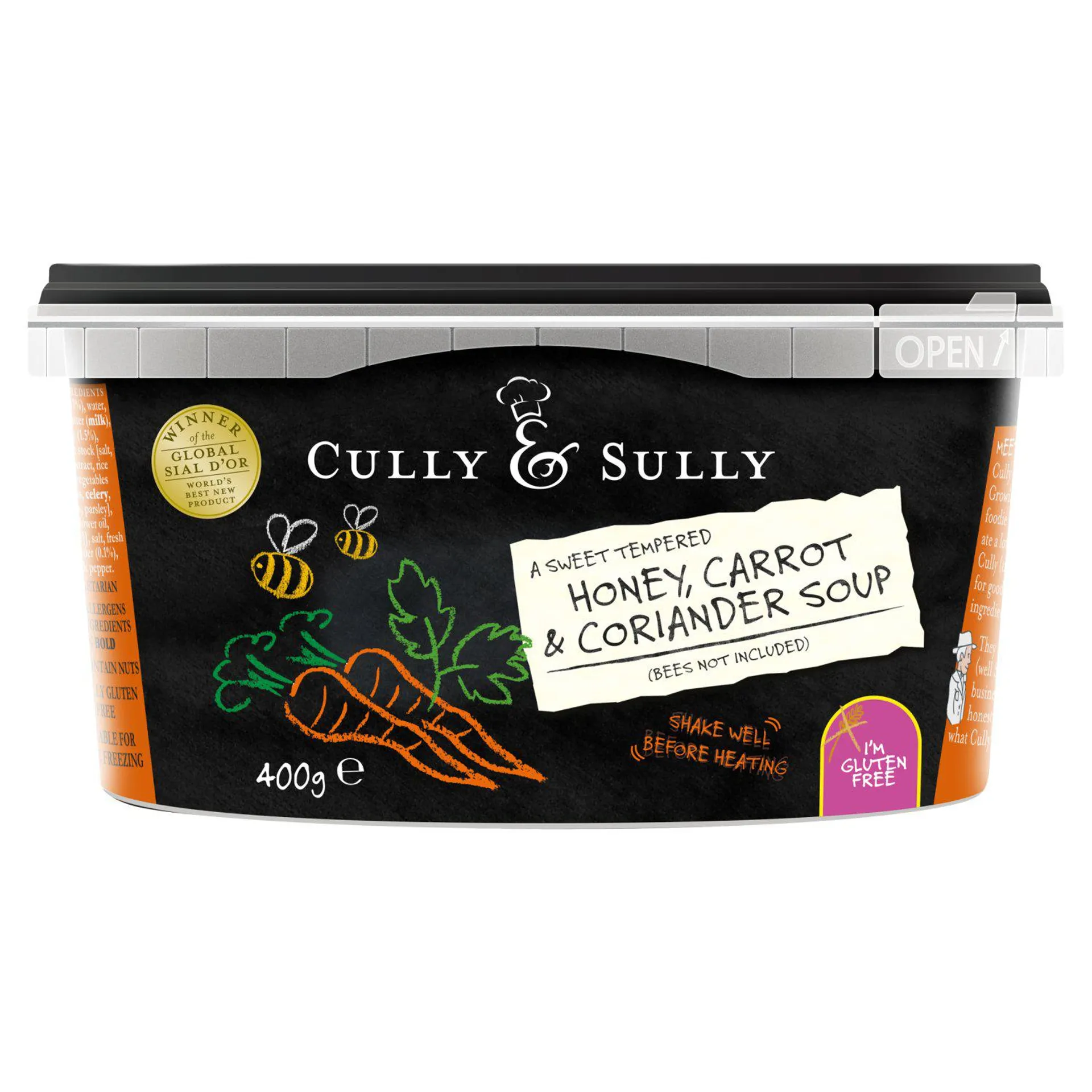 Cully and Sully Honey, Carrot and Coriander Soup (400 g)
