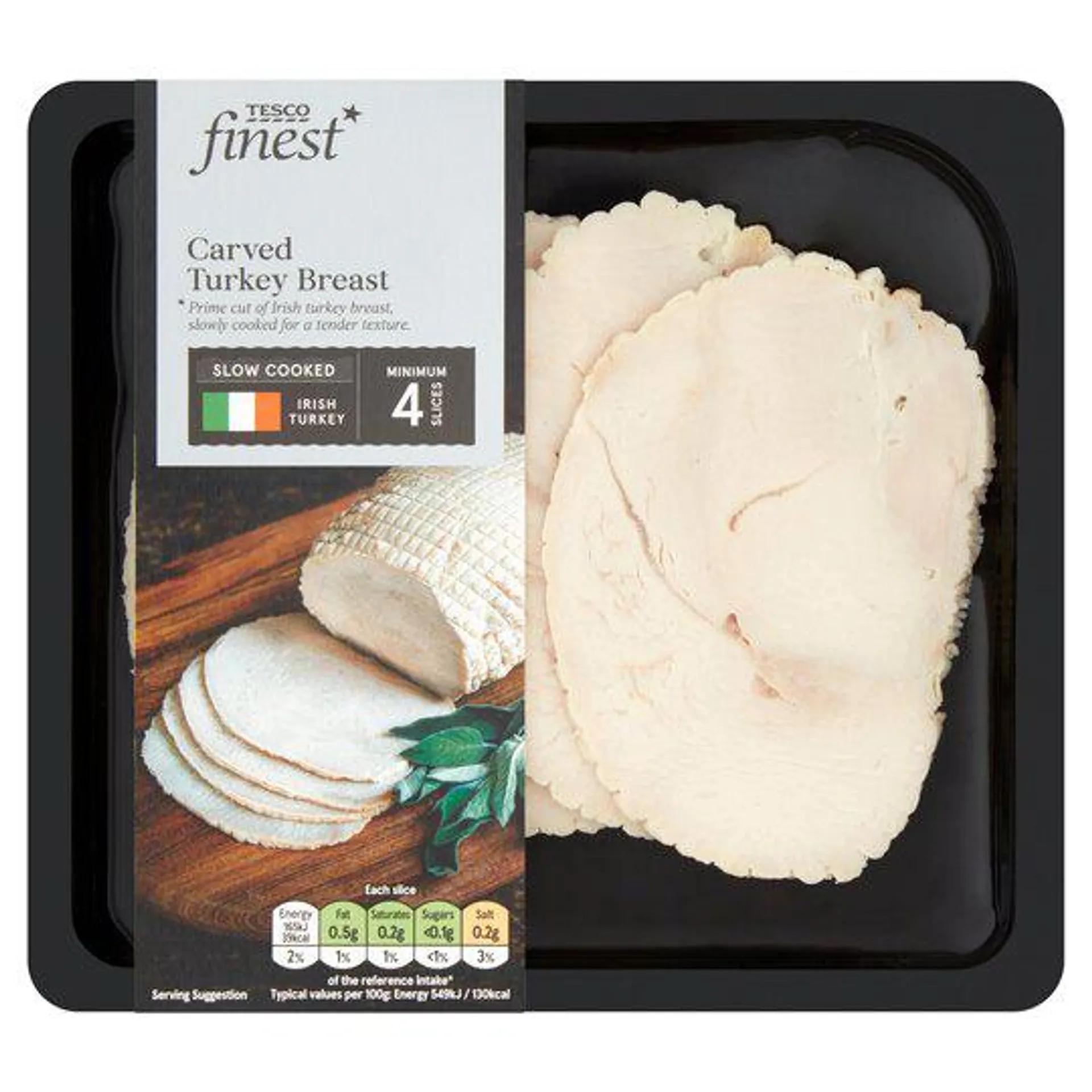 Tesco Finest Carved Turkey Breast 120G