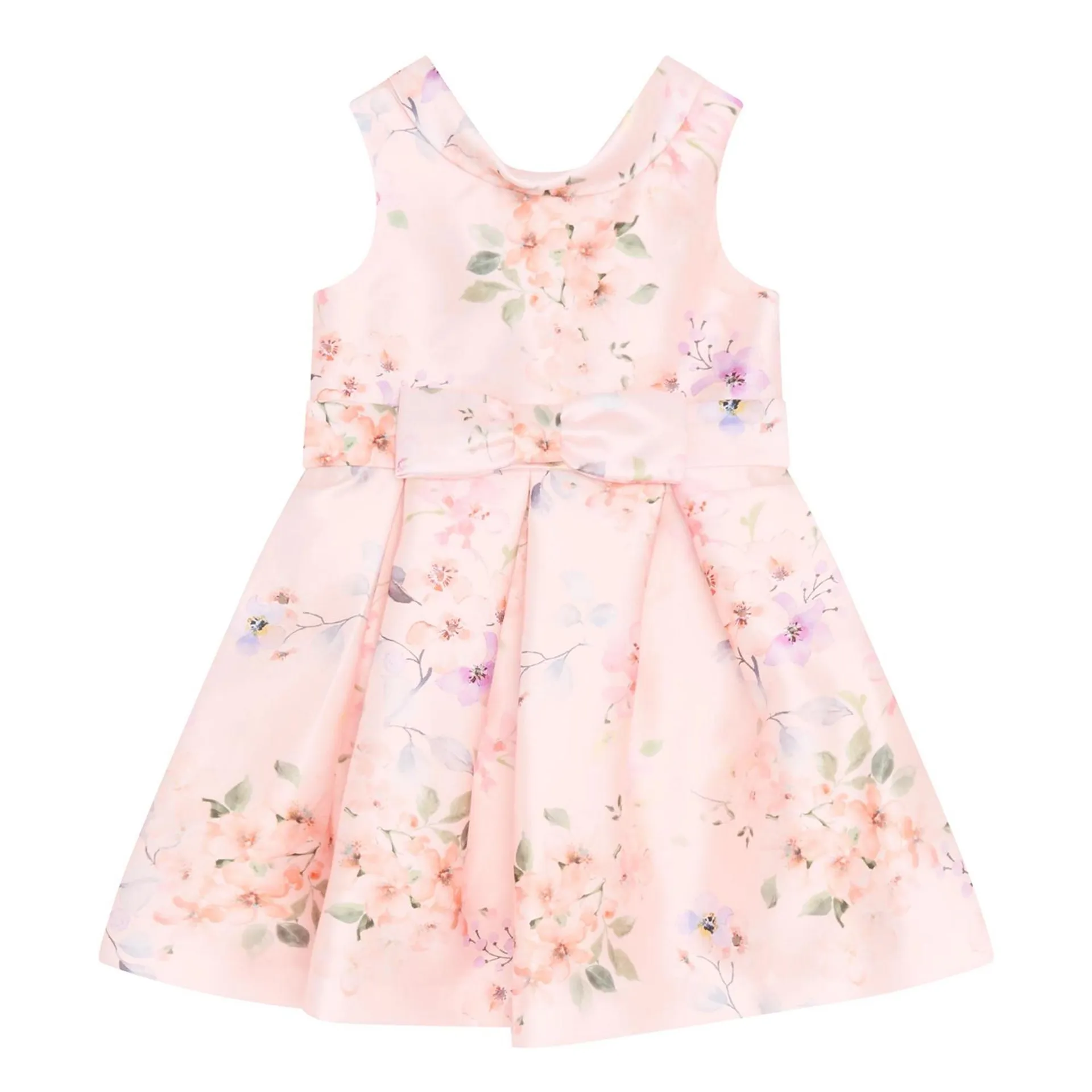 Floral Print Bow-Detail Dress