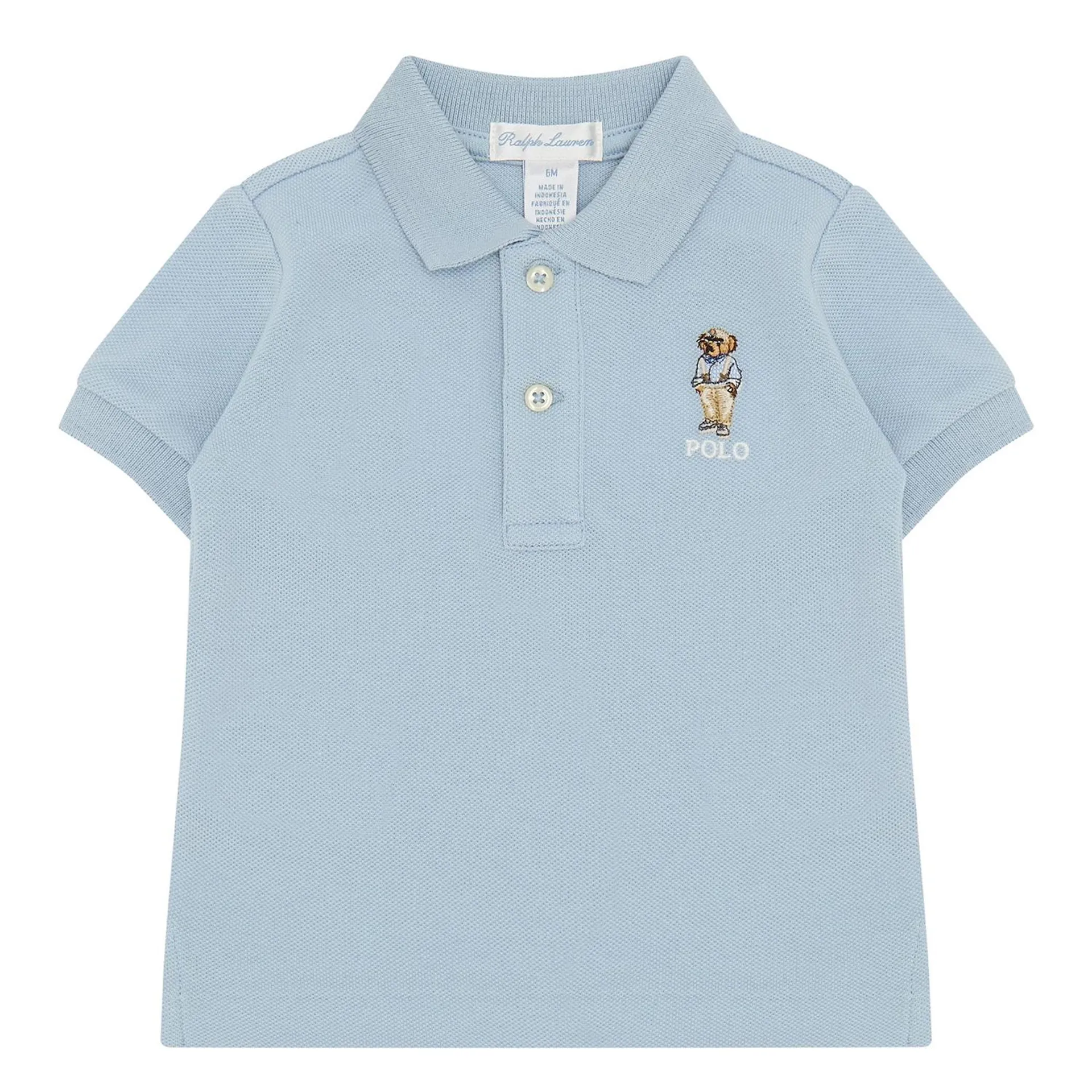 Polo Bear Badge Polo Shirt 6-24 Months