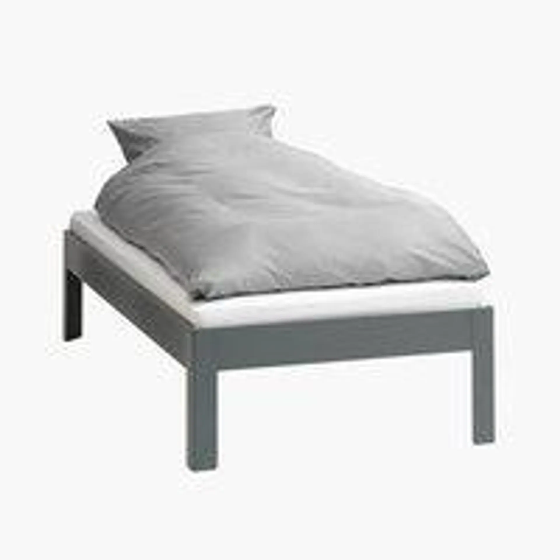 Bed frame KILDEN Single dark grey