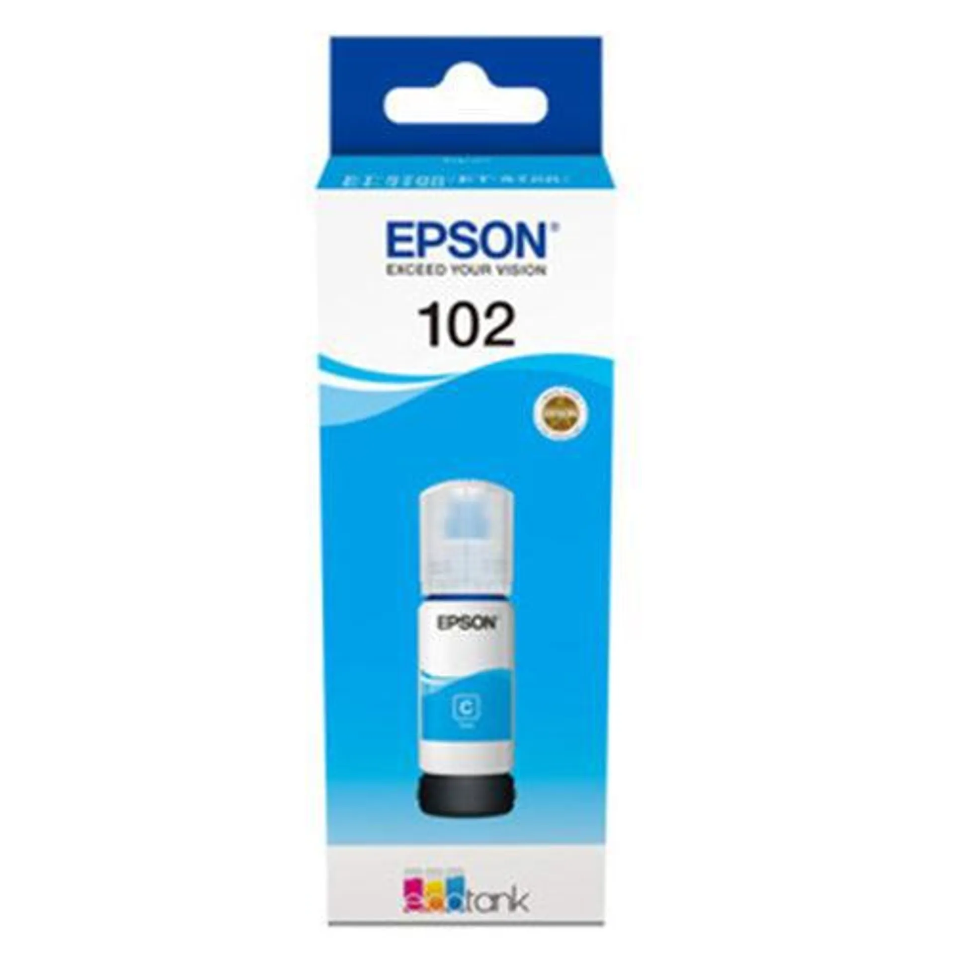 Epson 102 EcoTank Ink bottle - Cyan | SEPS1316