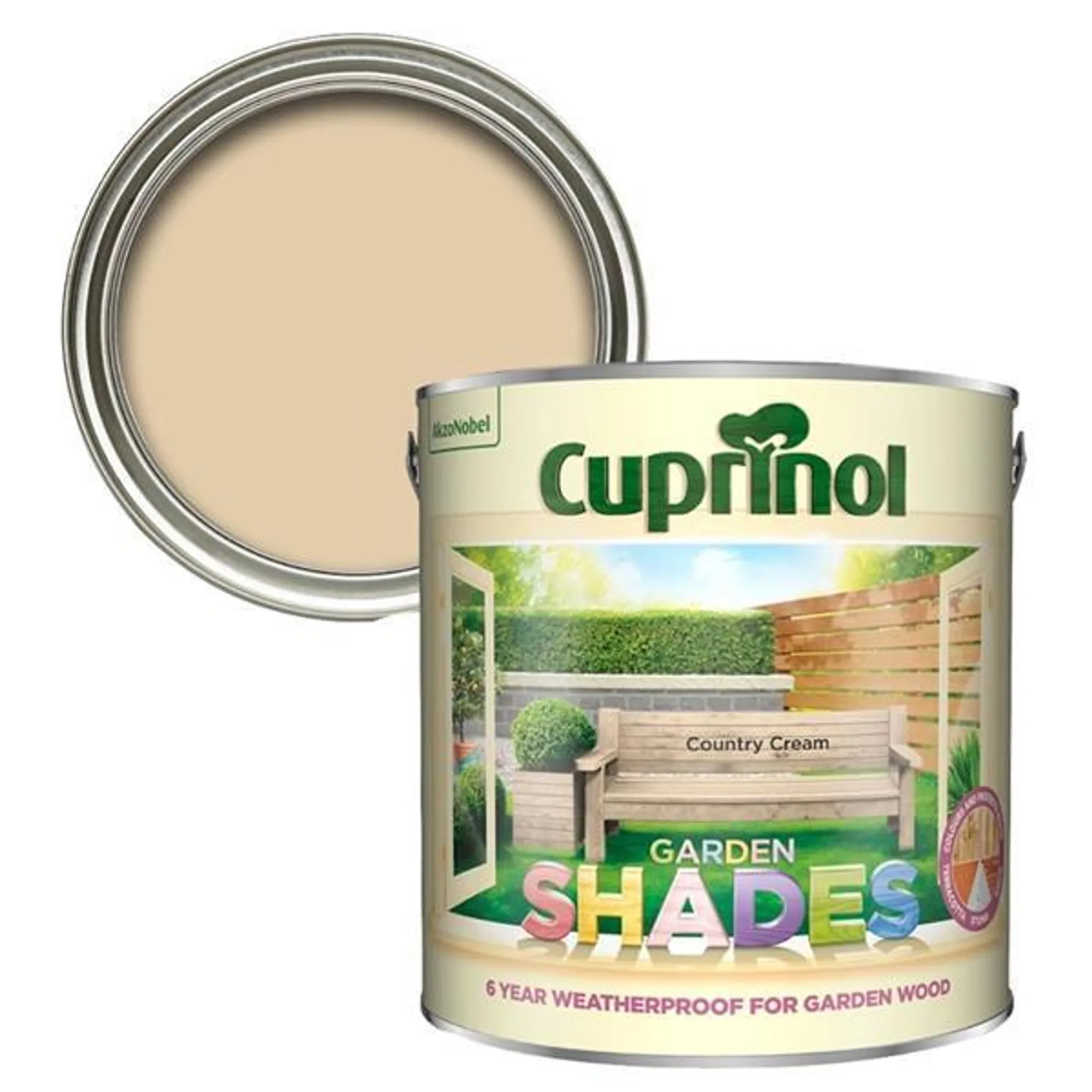 Garden Shades Paint 2.5L - Country Cream