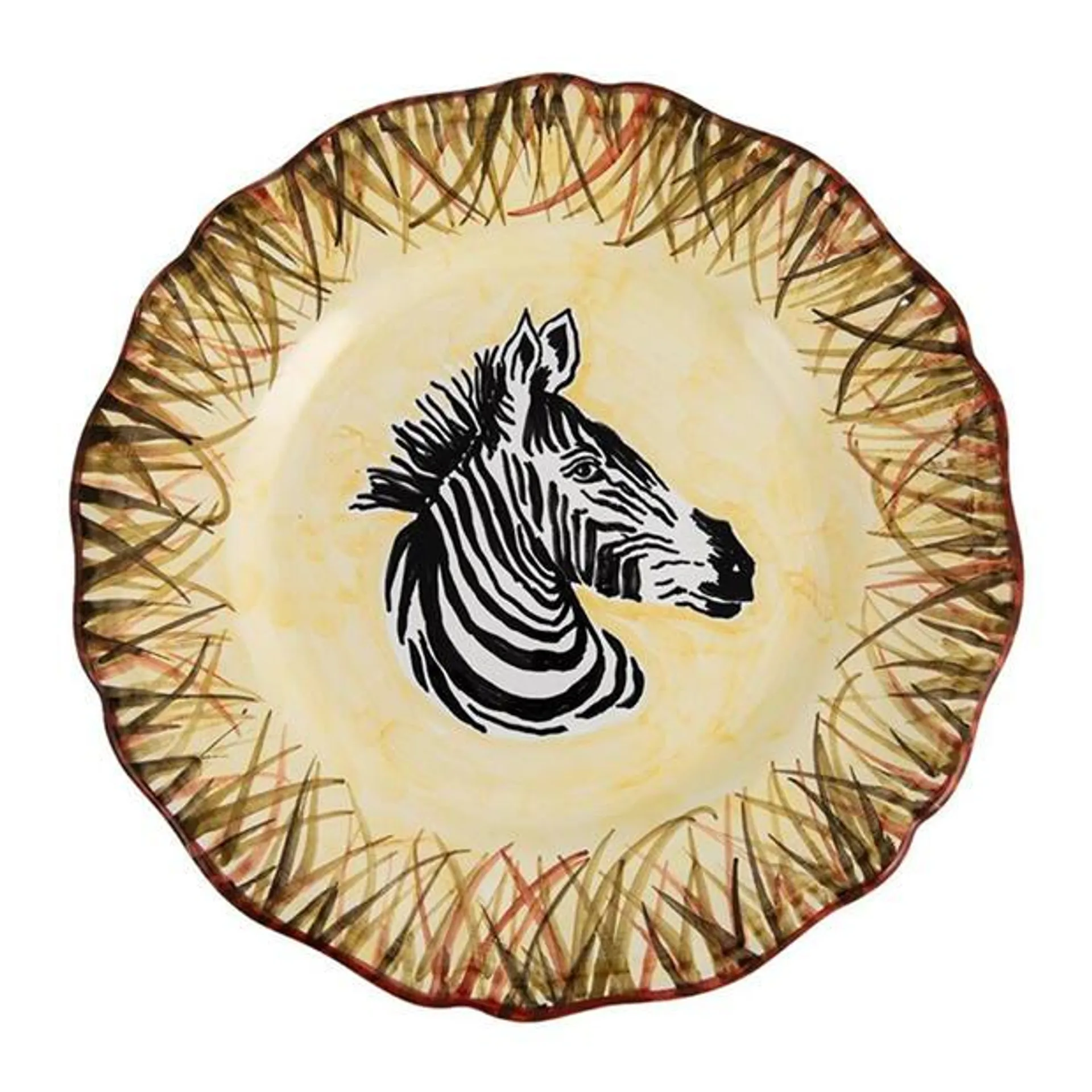 Ottomans La Menagerie Hand-Painted Plate
