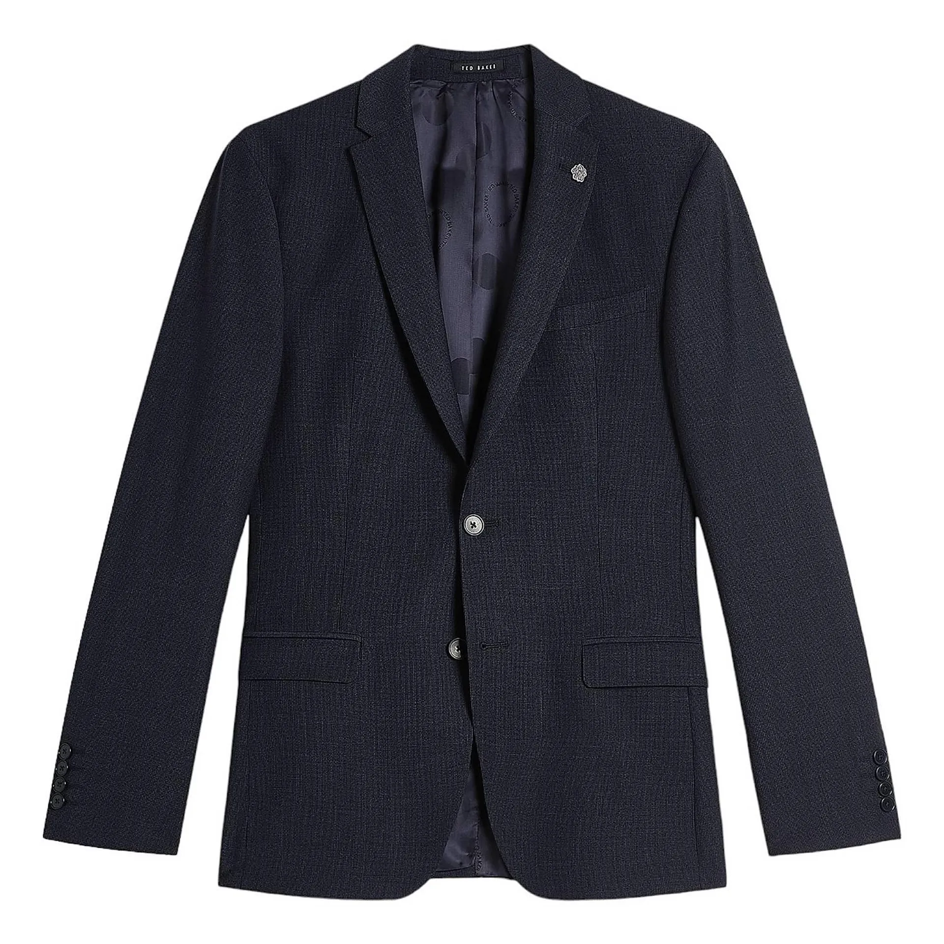Forbyjs Single-Breasted Puppytooth Suit Jacket